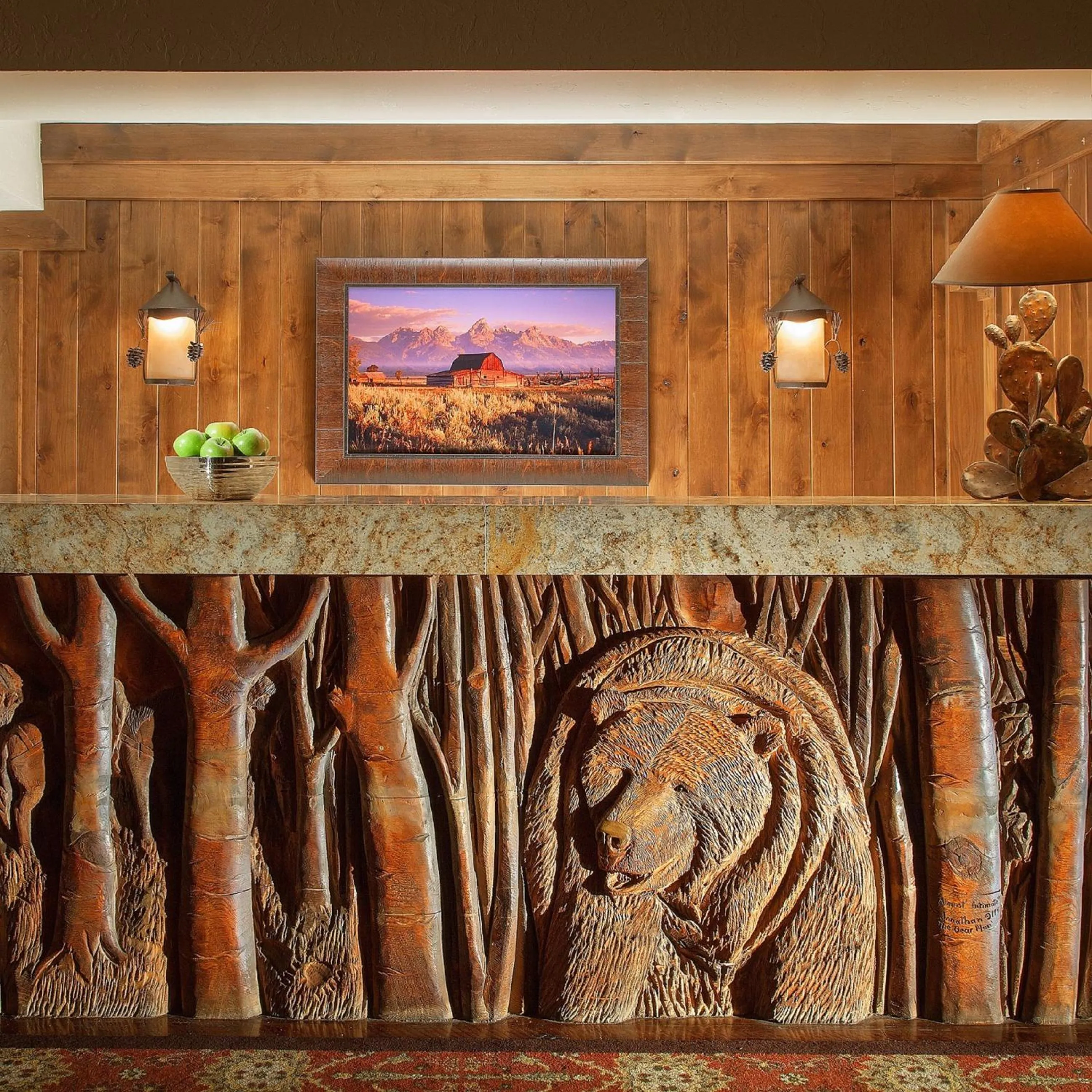 Lobby or reception in Snake River Lodge