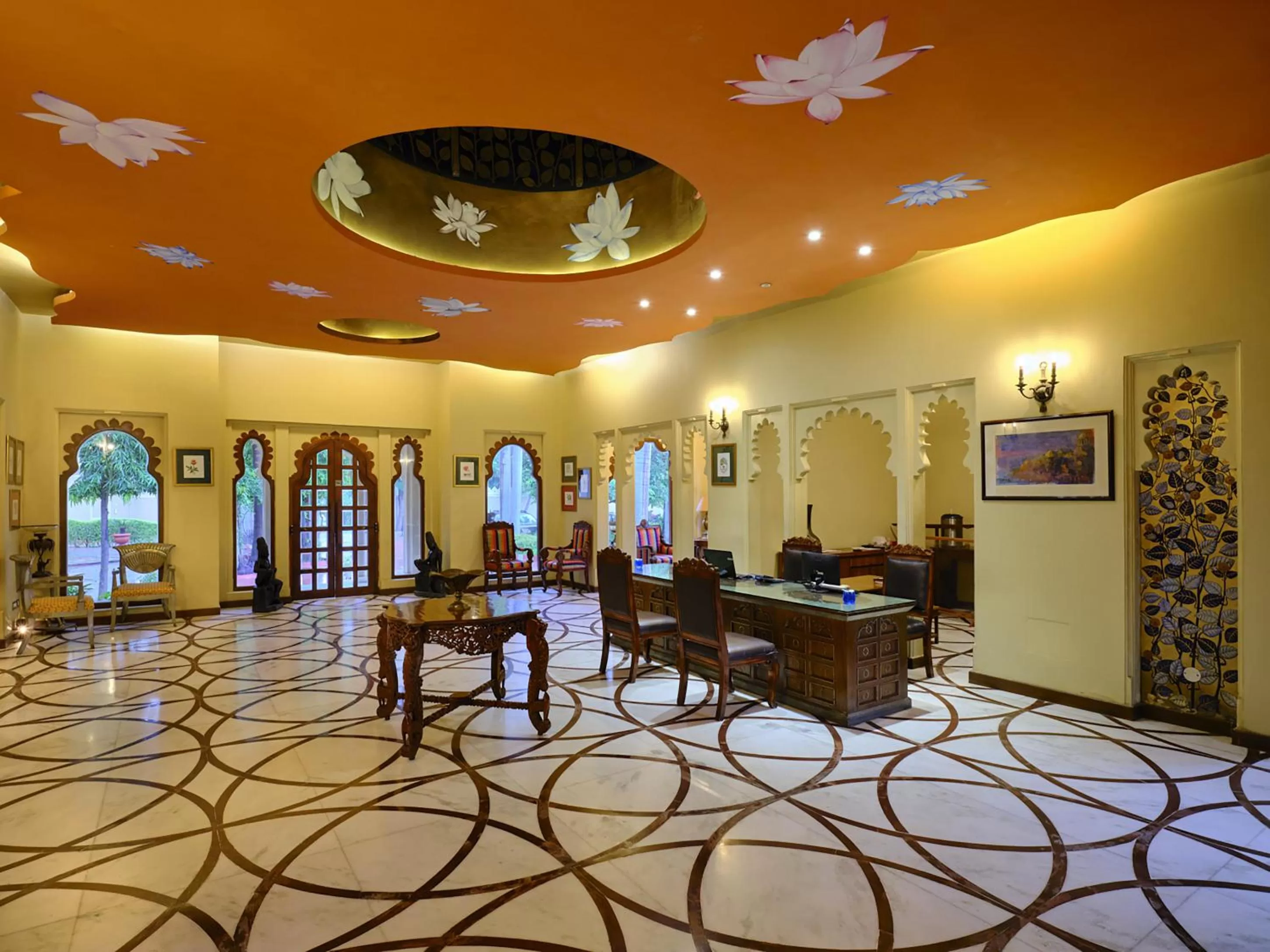Lobby or reception in jüSTa Rajputana Resort & Convention Centre, Udaipur