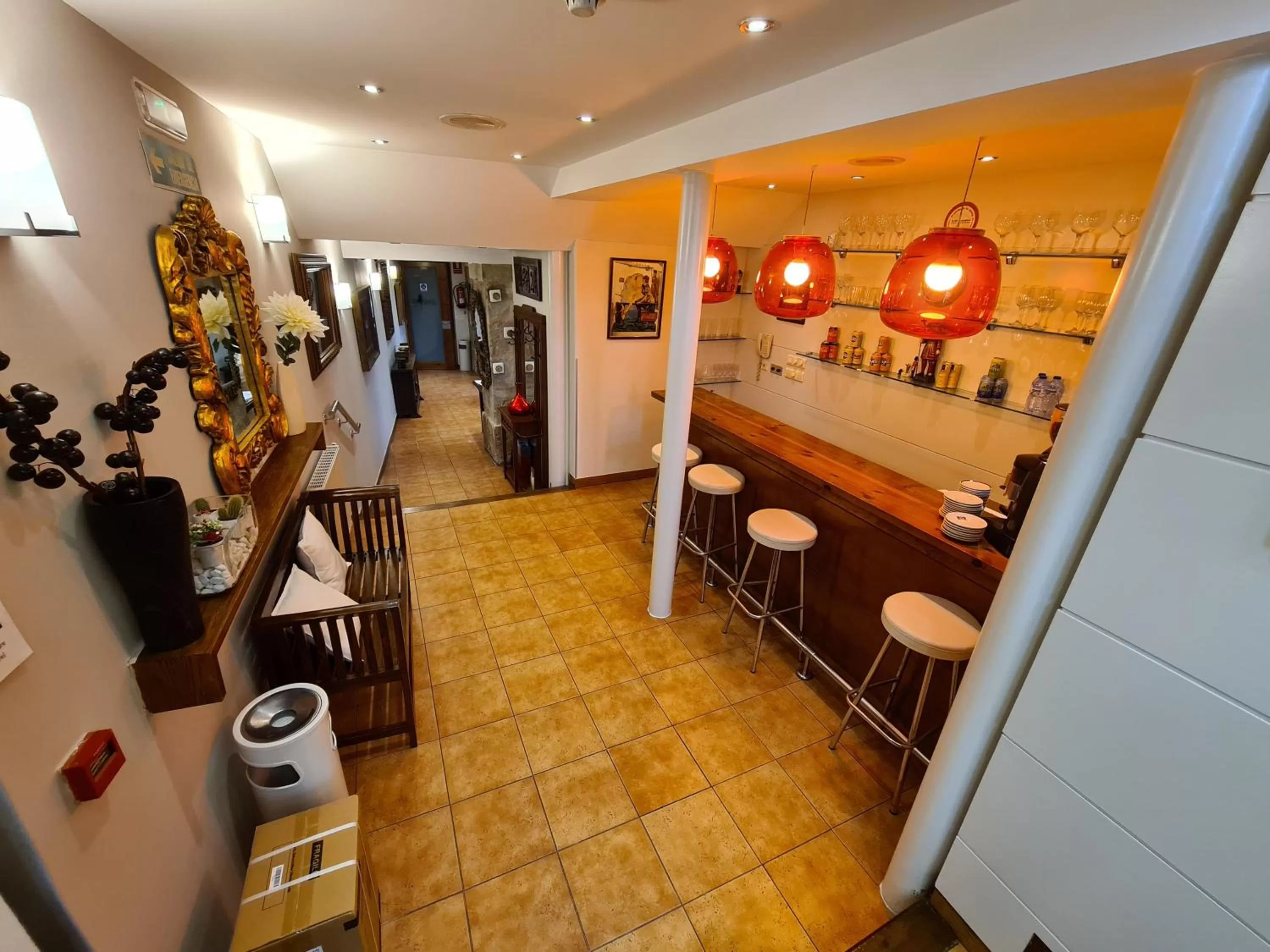 Lounge or bar in Hotel Jacobeo