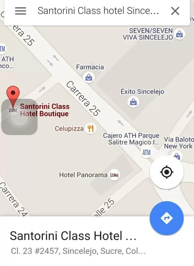 View (from property/room) in Hotel Boutique Santorini Class