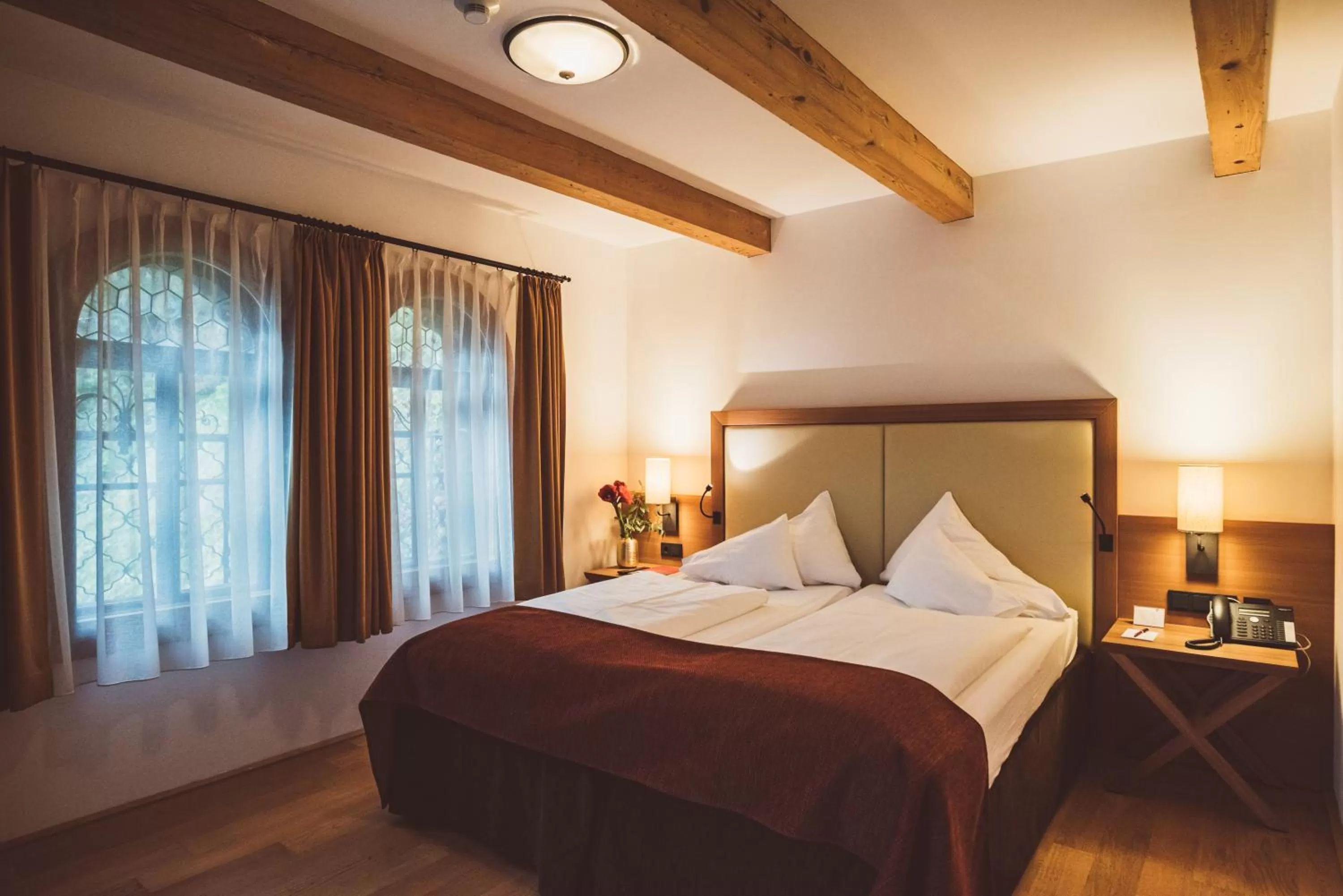 Bedroom, Bed in Heritage Hotel Hallstatt