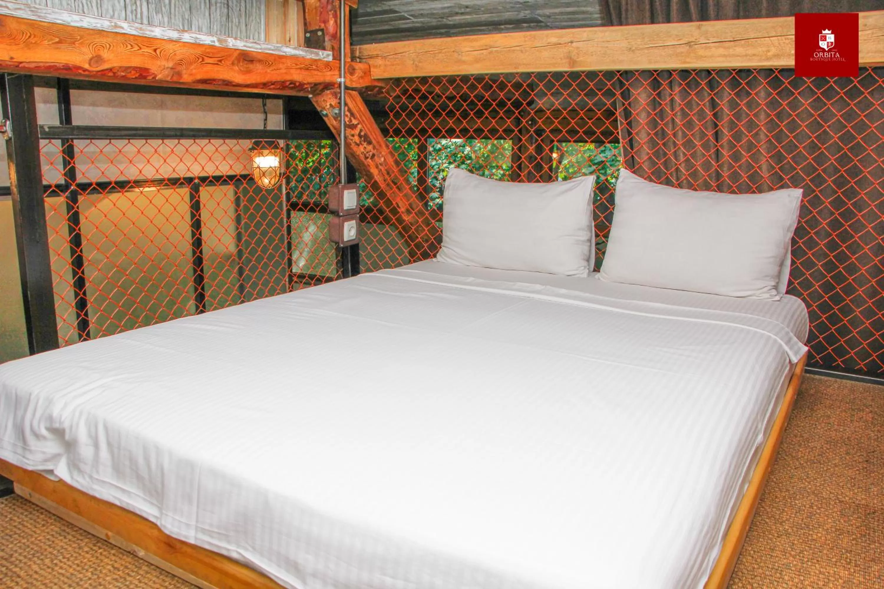 Bed in Orbita hotel Shymkent