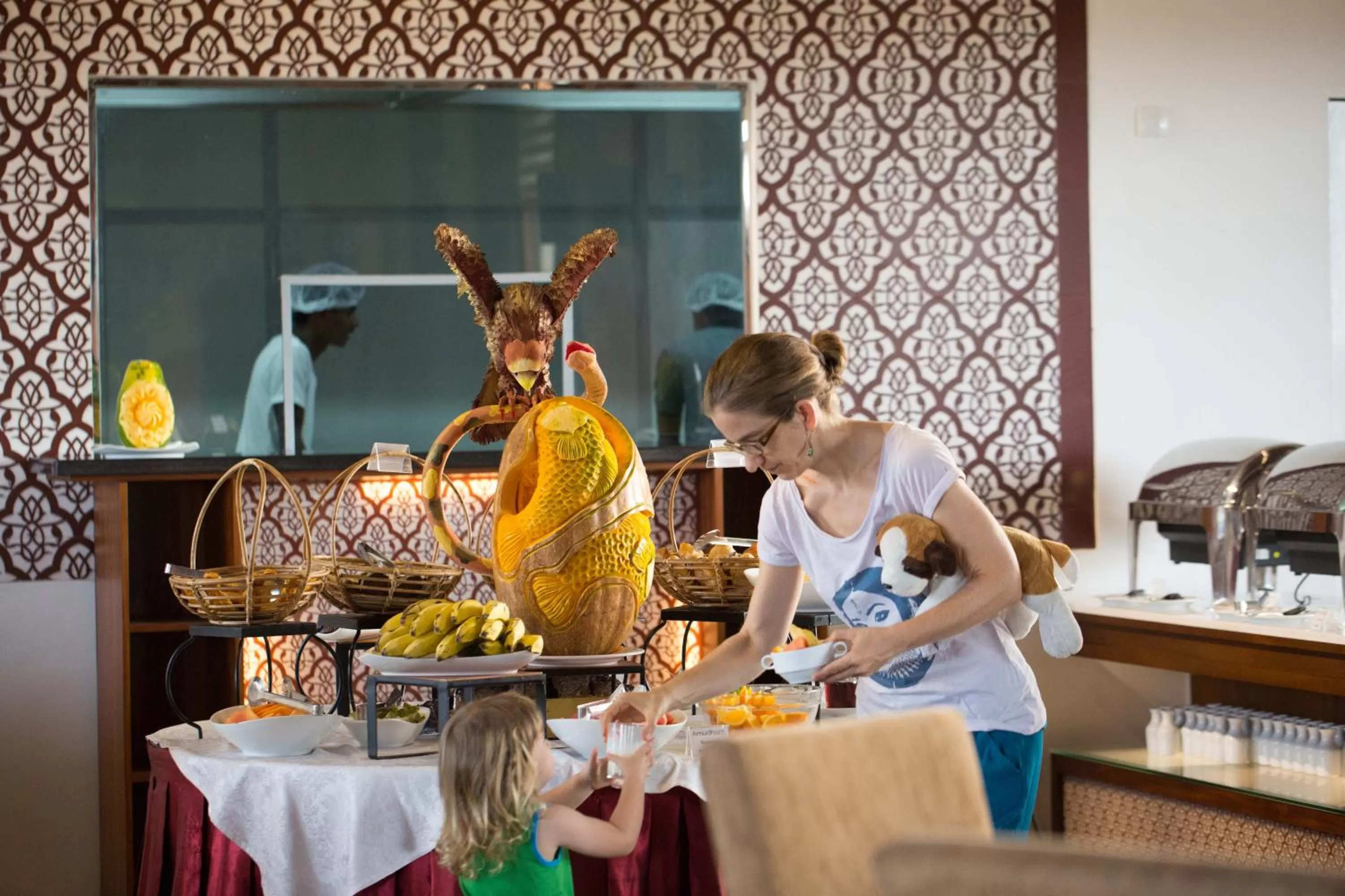 Continental breakfast in The Thinnai - All-Suites Boutique Hotel