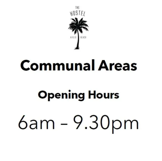 Communal lounge/ TV room, Property Logo/Sign in Airlie Beach YHA