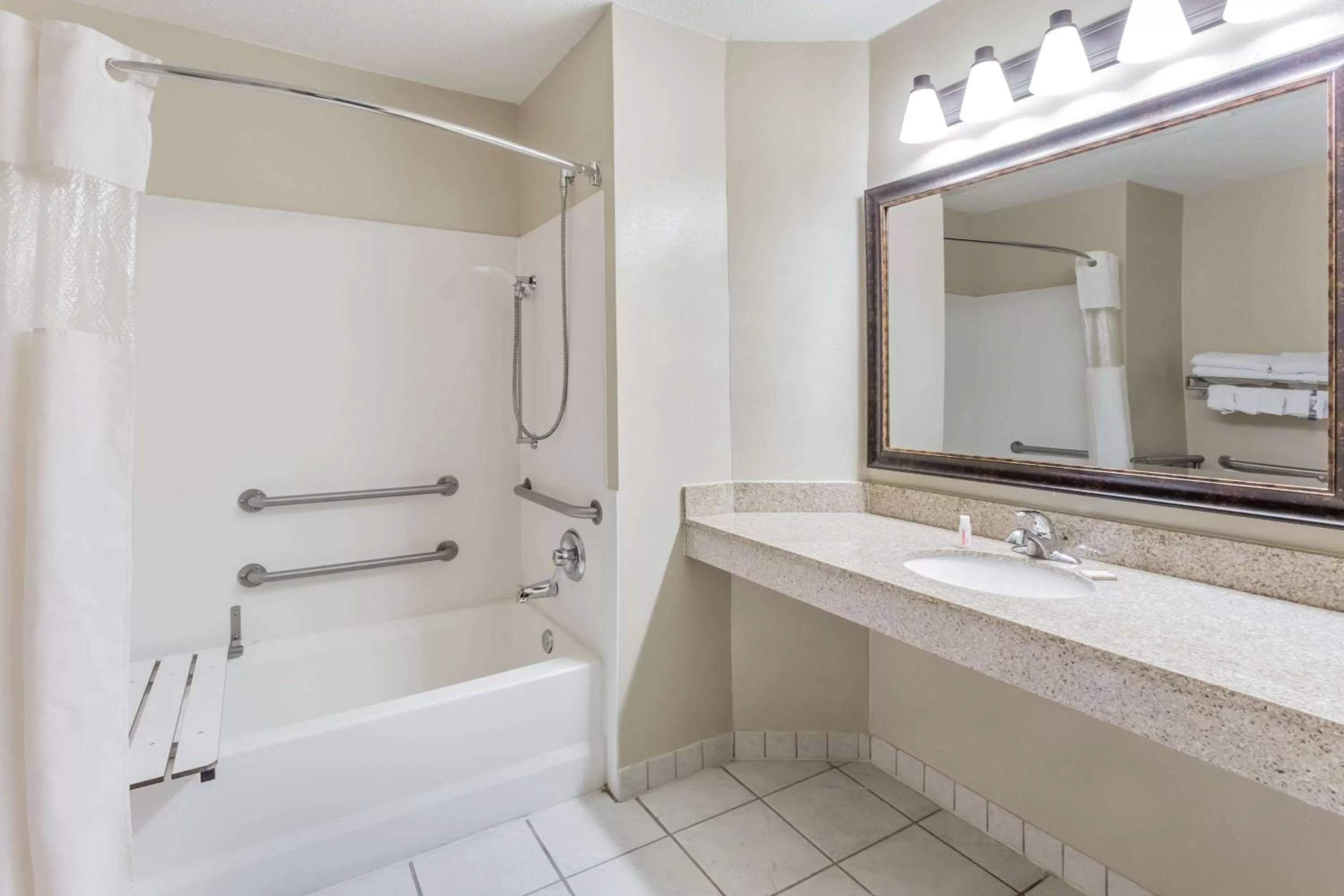 Bathroom in Baymont by Wyndham Mequon Milwaukee Area
