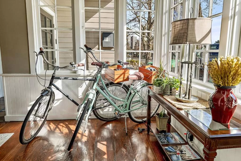 Cycling in McCully House Inn