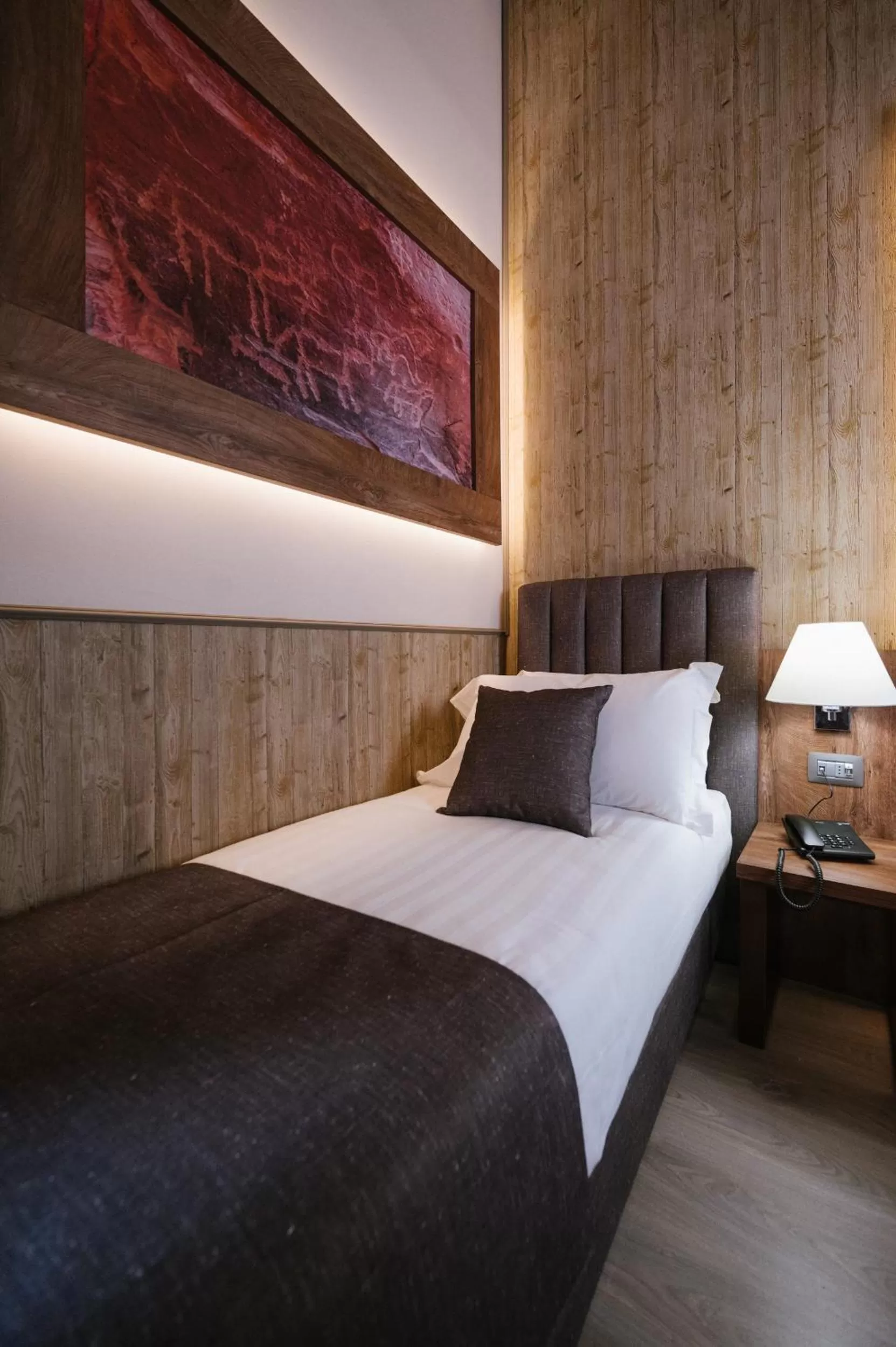 Bed in Lake Hotel La Pieve