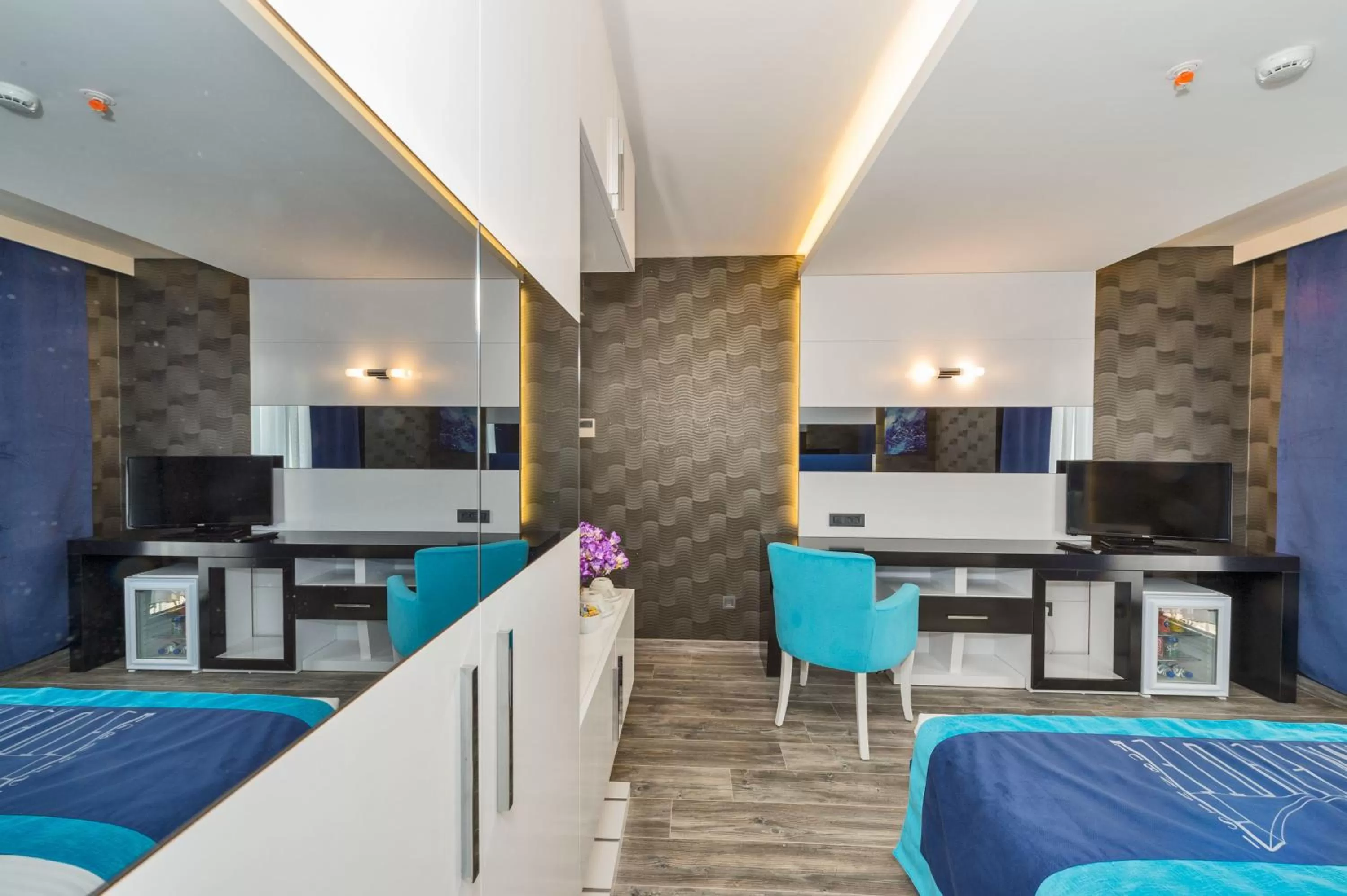 Decorative detail, Bed in Inntel Hotel Istanbul