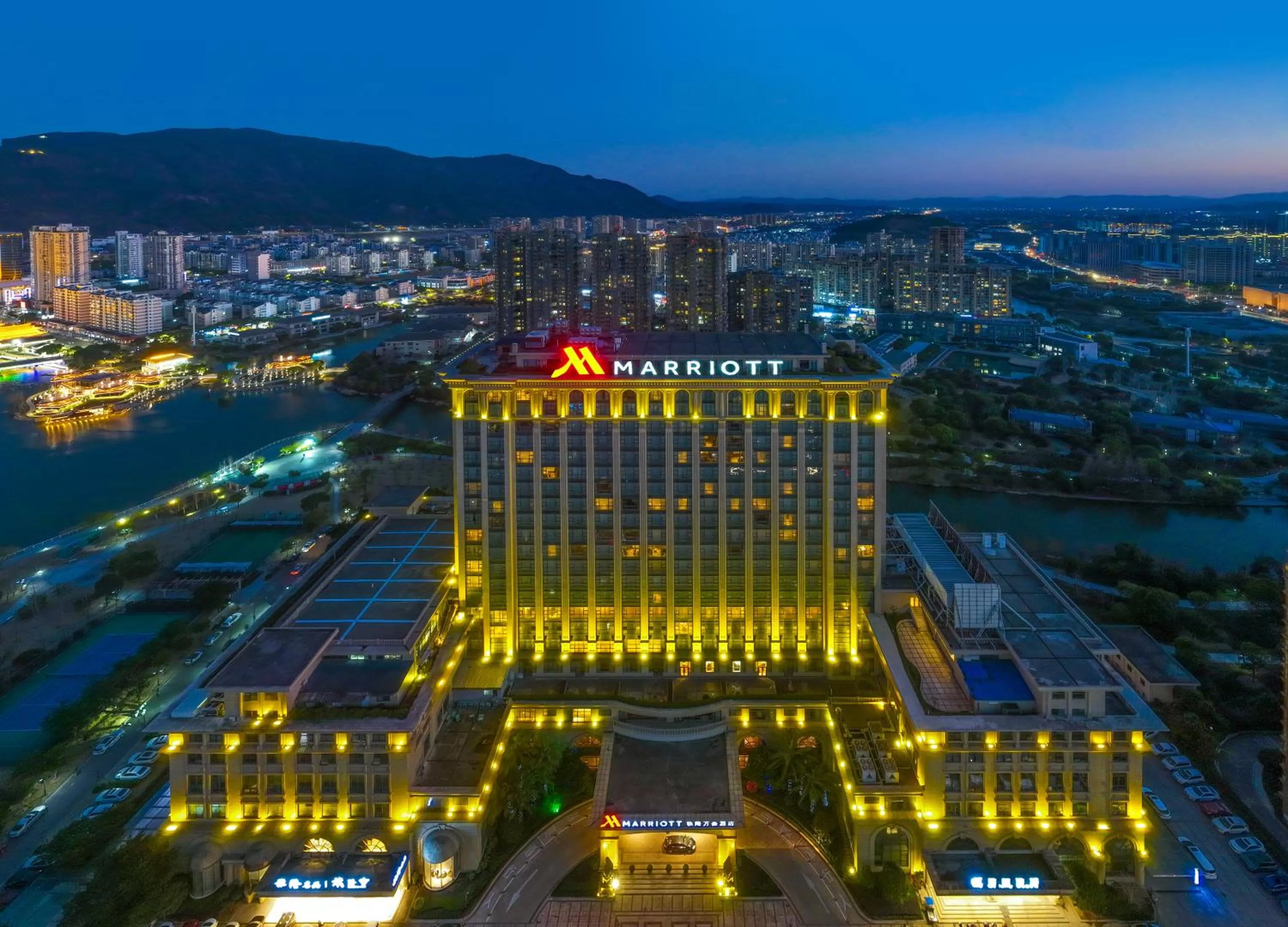 Property building in Zhejiang Taizhou Marriott Hotel