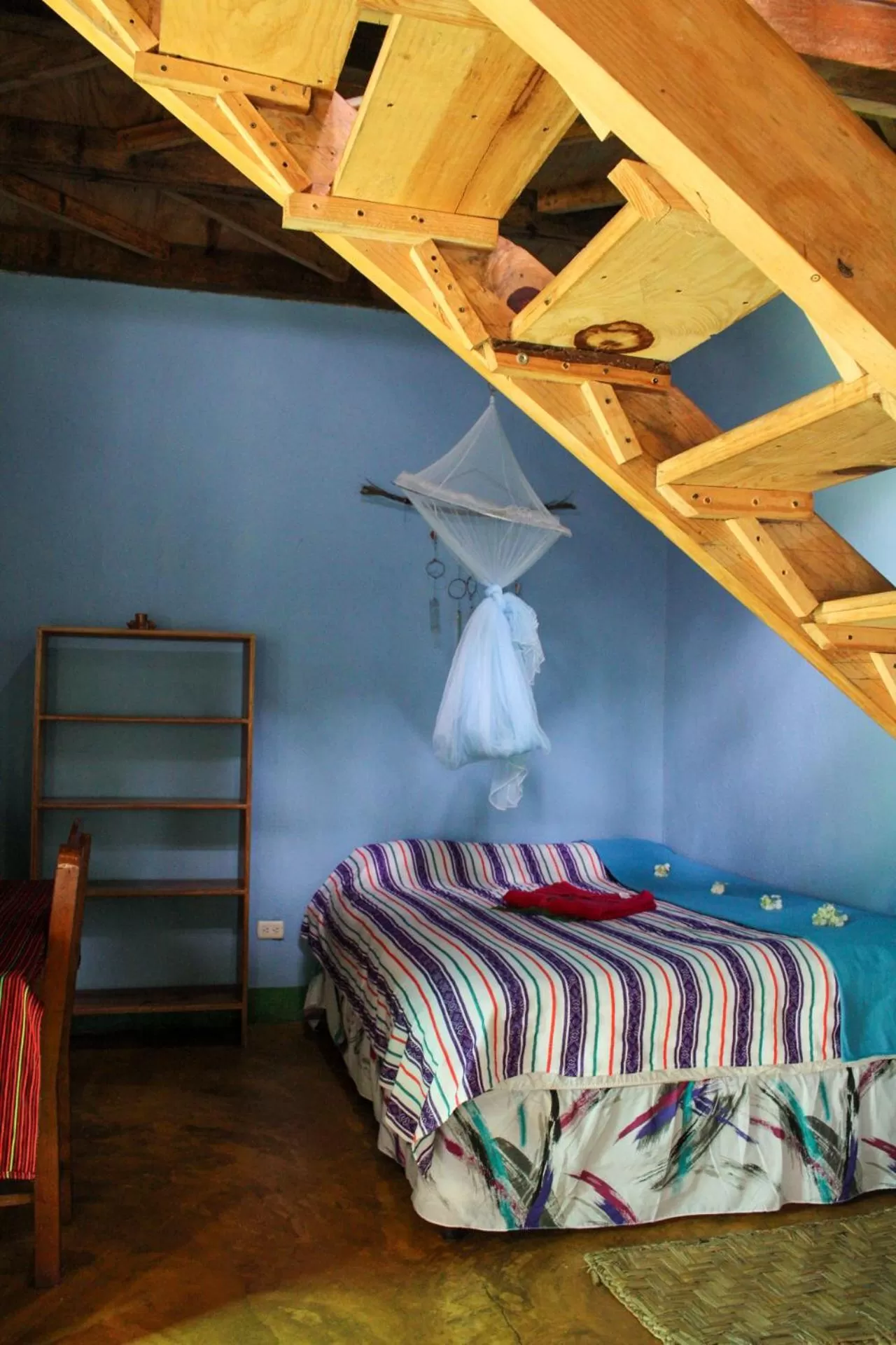 Bed in Eco-Hotel Mayachik