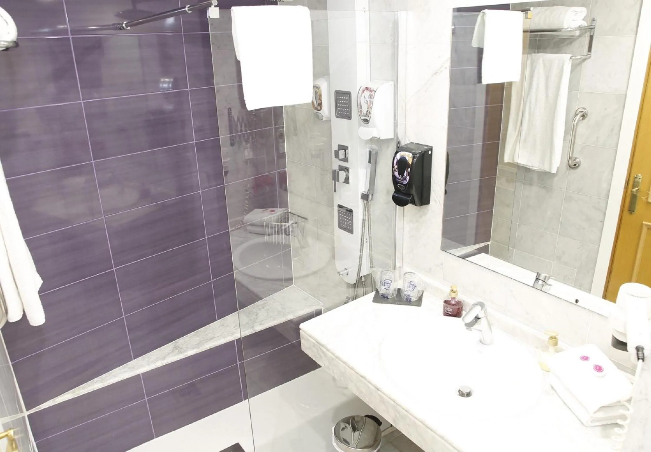 Toilet in Erase un Hotel