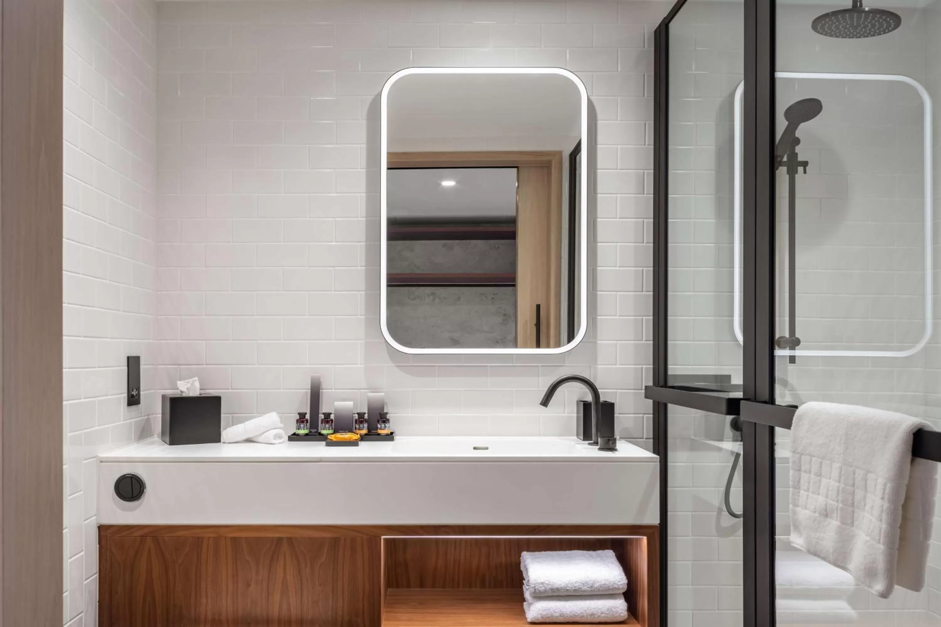 Bathroom in Canopy by Hilton London City