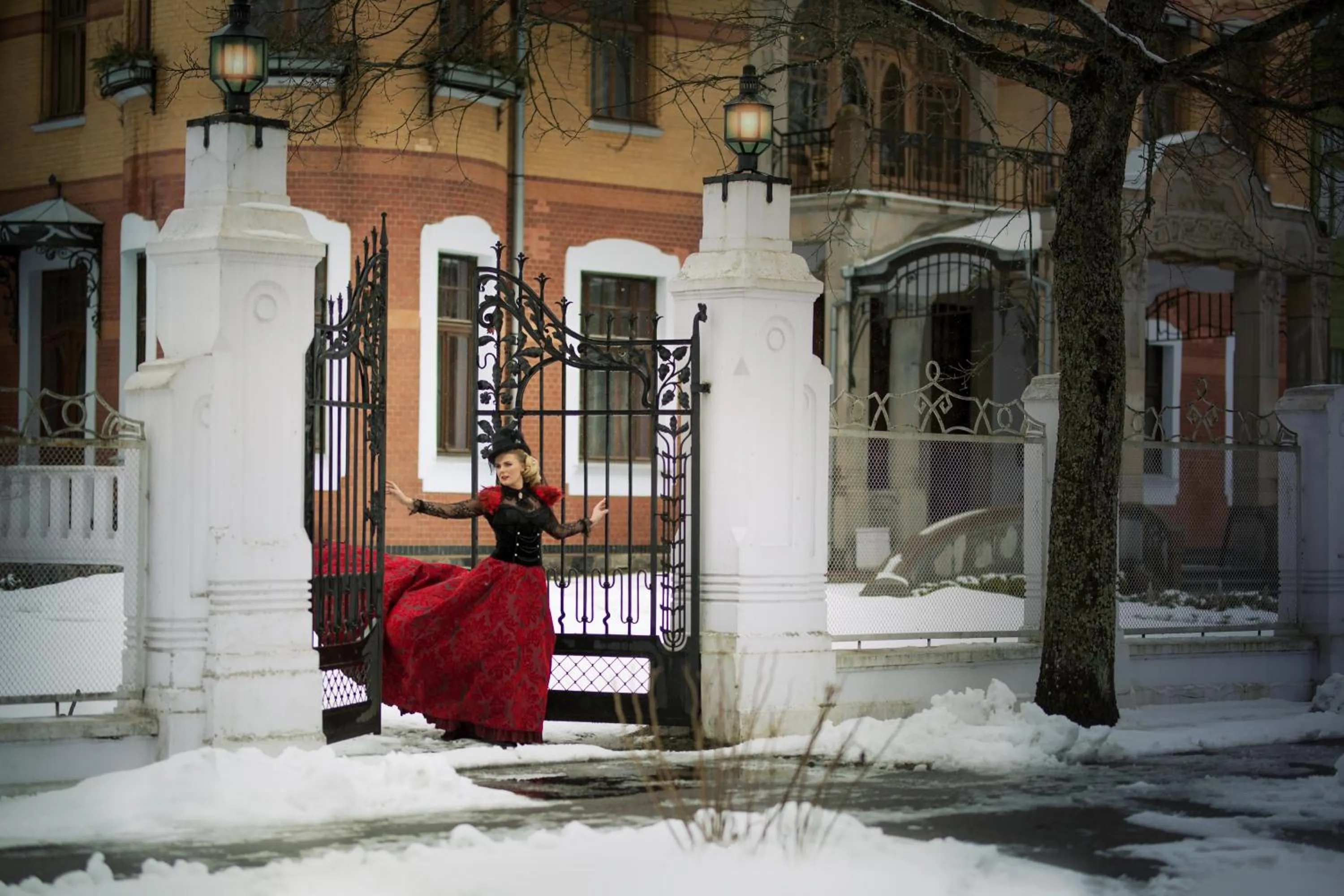 Winter in Villa Ammende Restaurant and Hotel