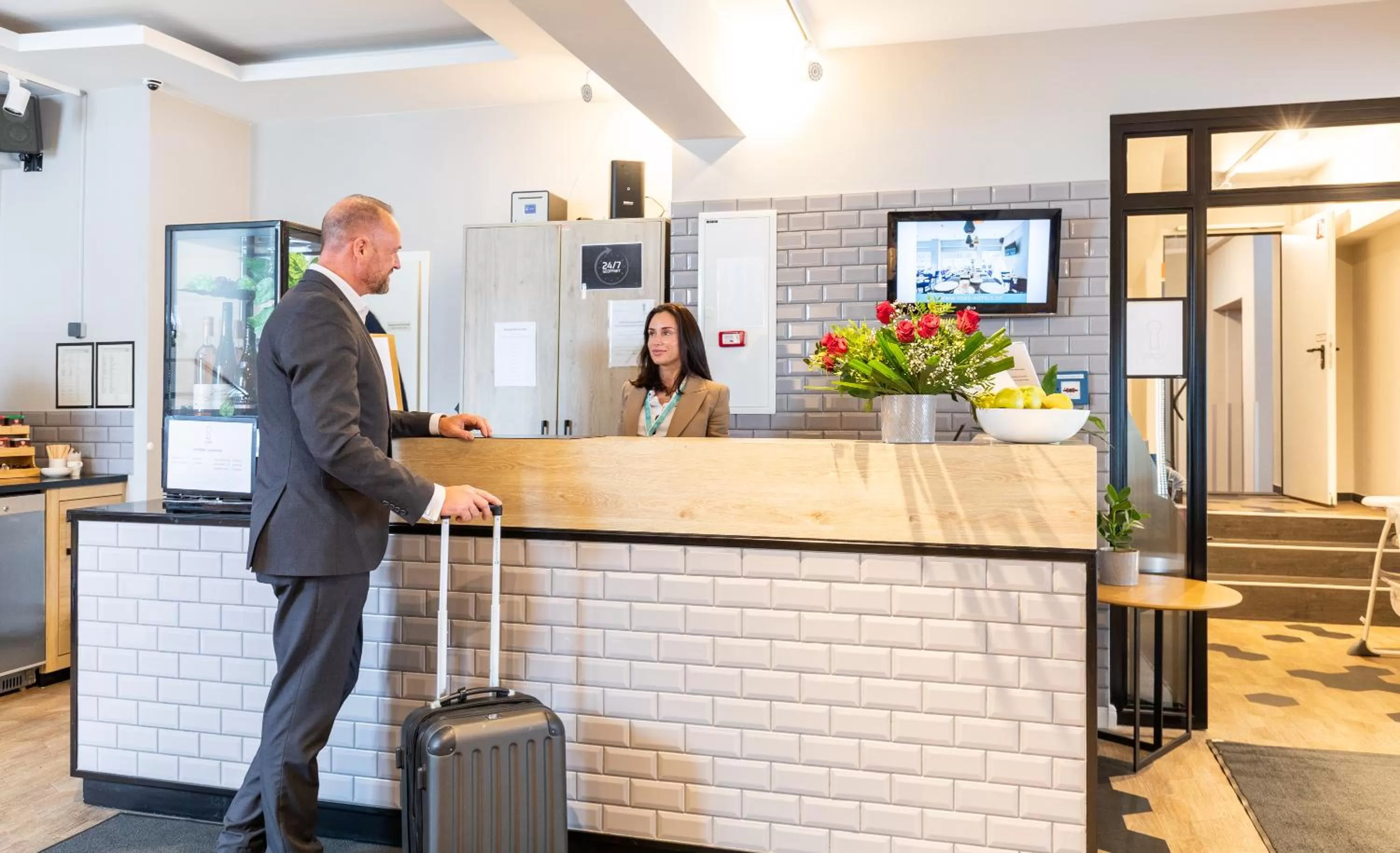 Lobby or reception in YORS Boutique Hotel