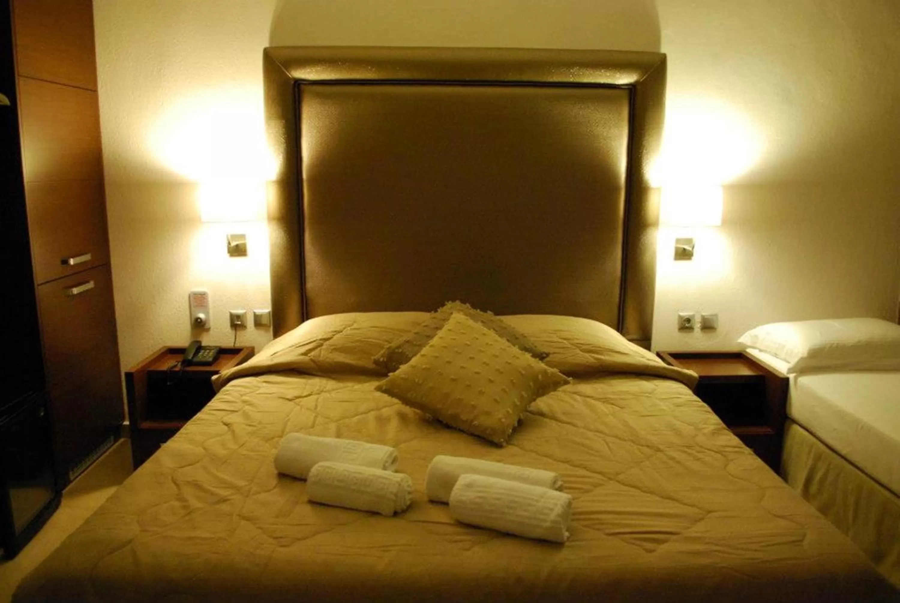 Bed in Hotel Konaki