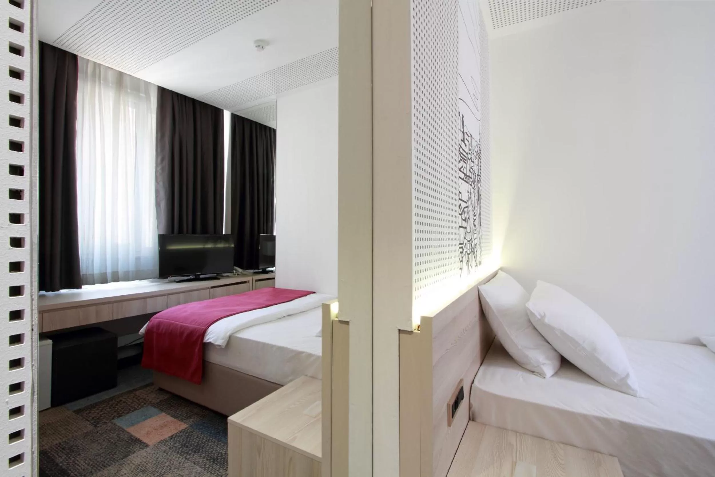 Bed in Hotel Cosmopolit