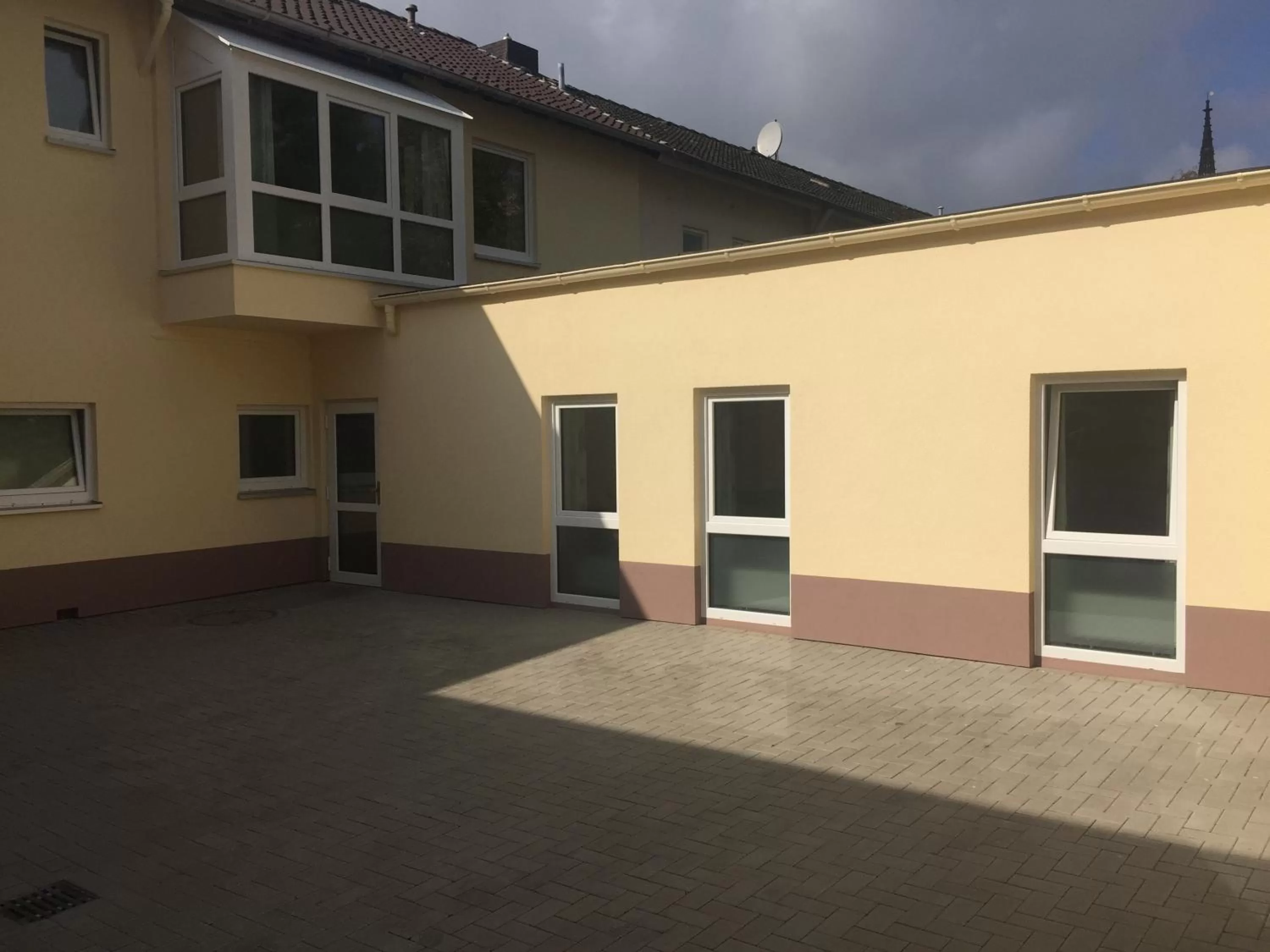 Patio in Hotel & Apartment Am Theaterplatz