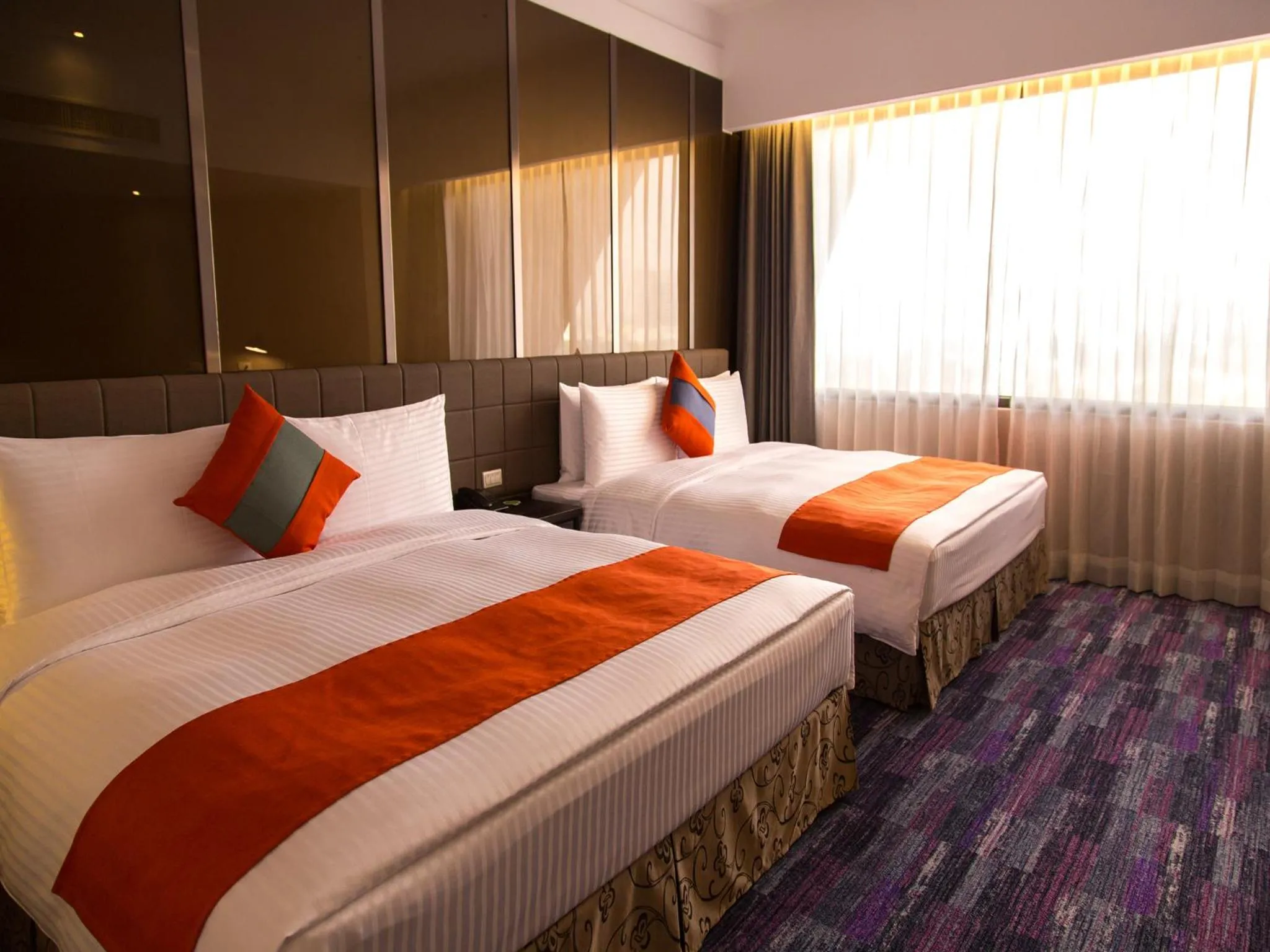 City view, Bed in Hoya Resort Hotel Kaohsiung