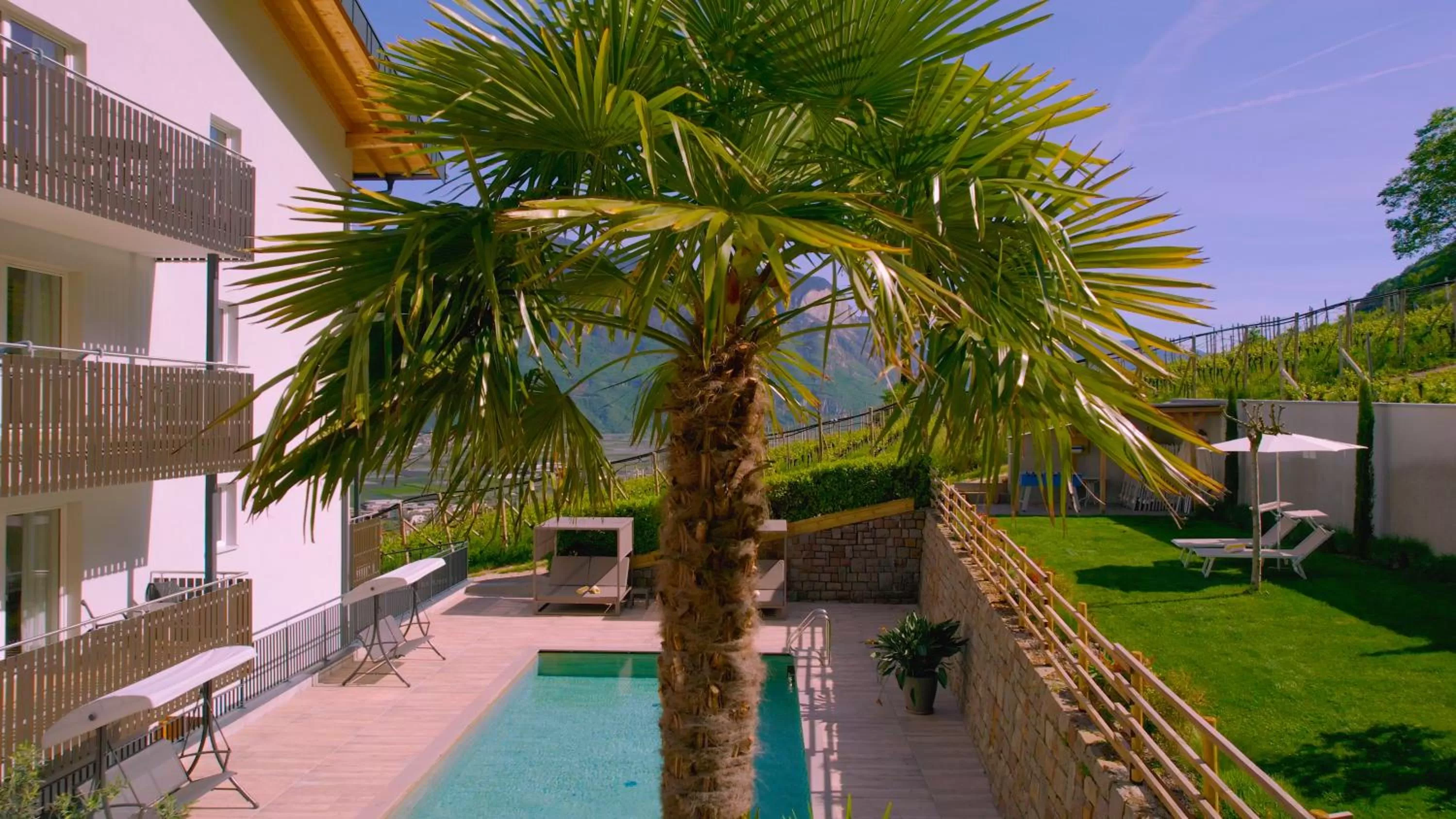 Swimming pool in Residence Garni Hotel Vineus