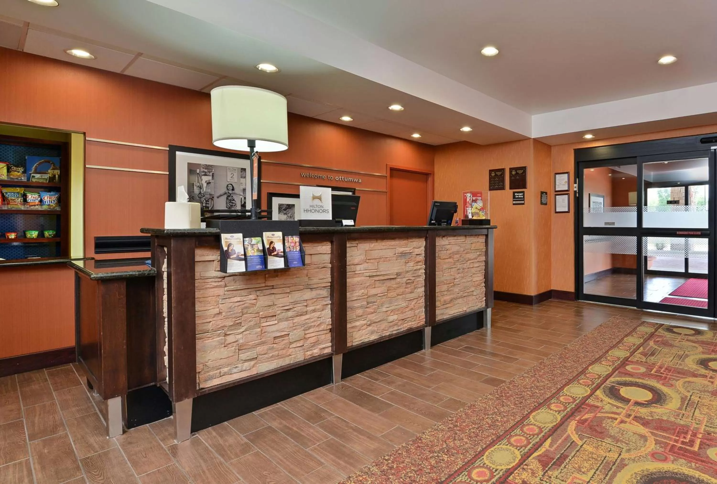 Lobby or reception in Hampton Inn Ottumwa