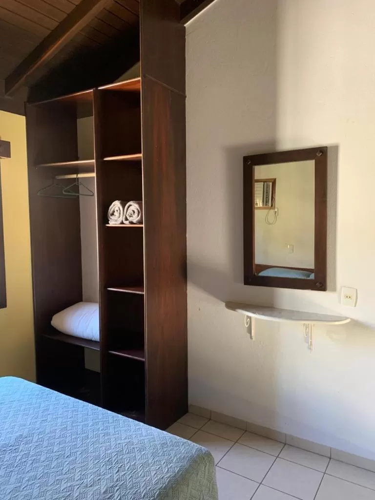 Bed in Pousada Bangalôs Da Mole - Florianópolis