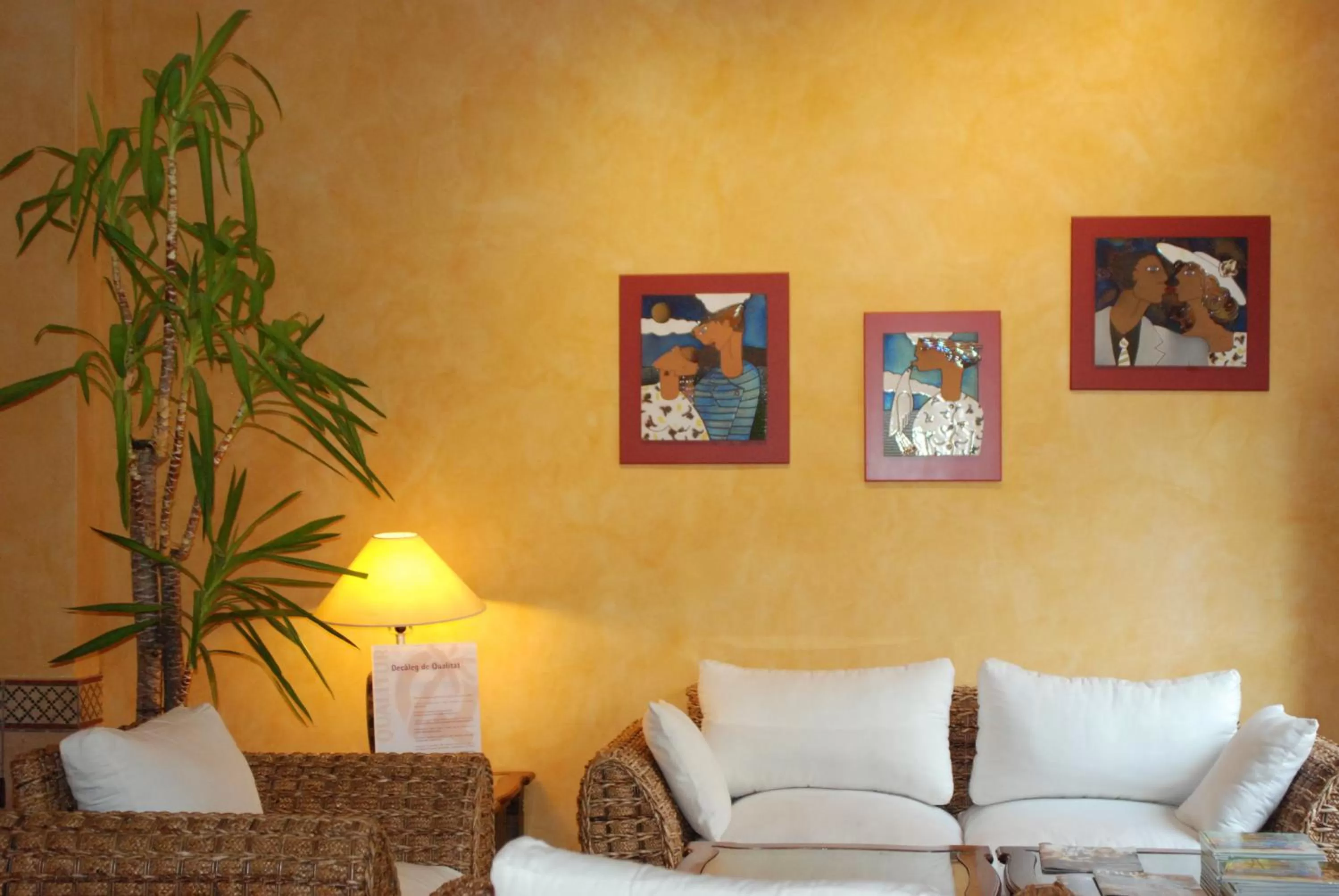 Lobby or reception in L'Agora Hotel