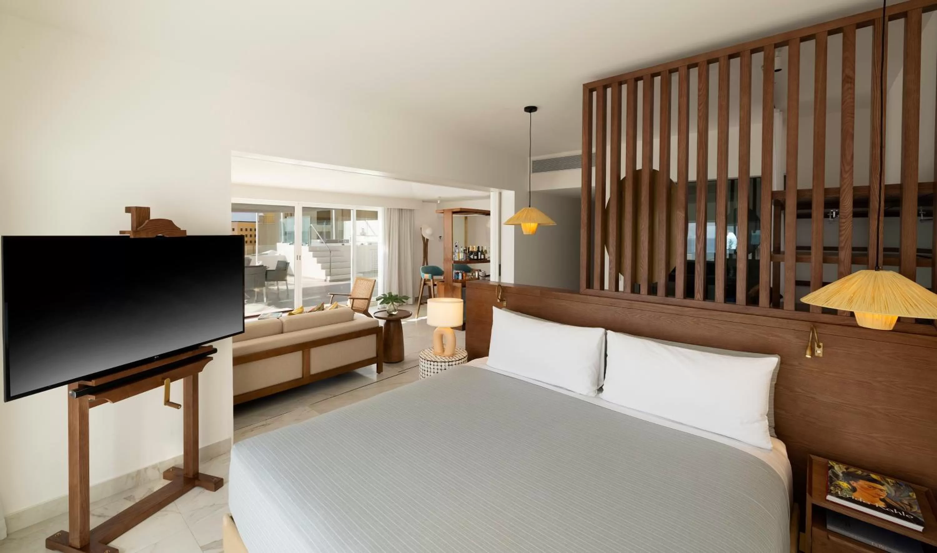 Bedroom, Bed in ME Cabo by Meliá