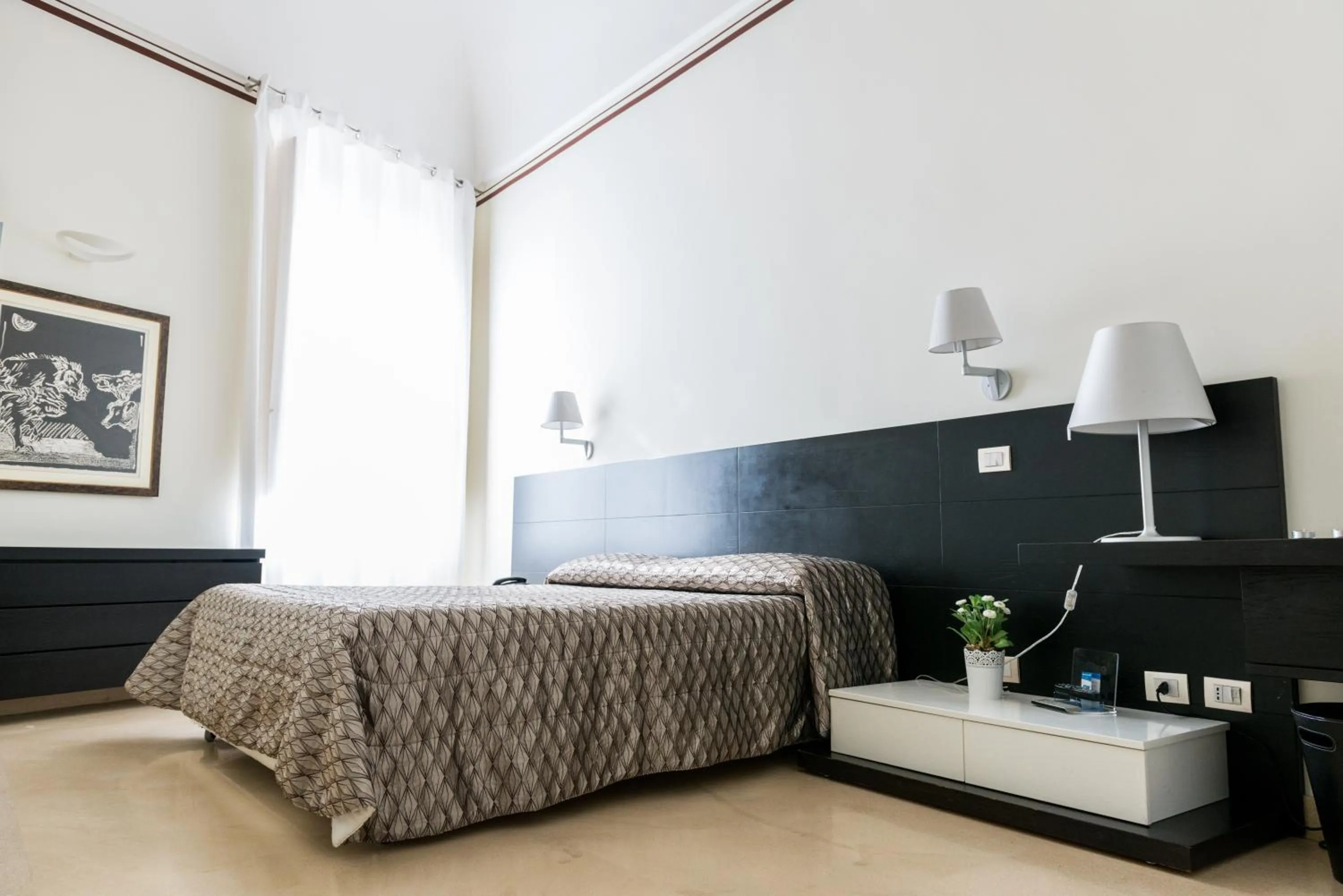 Bed in Albergo Del Sedile