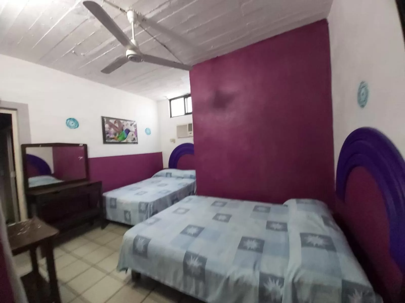 Bed in Hotel Ayalamar Manzanillo