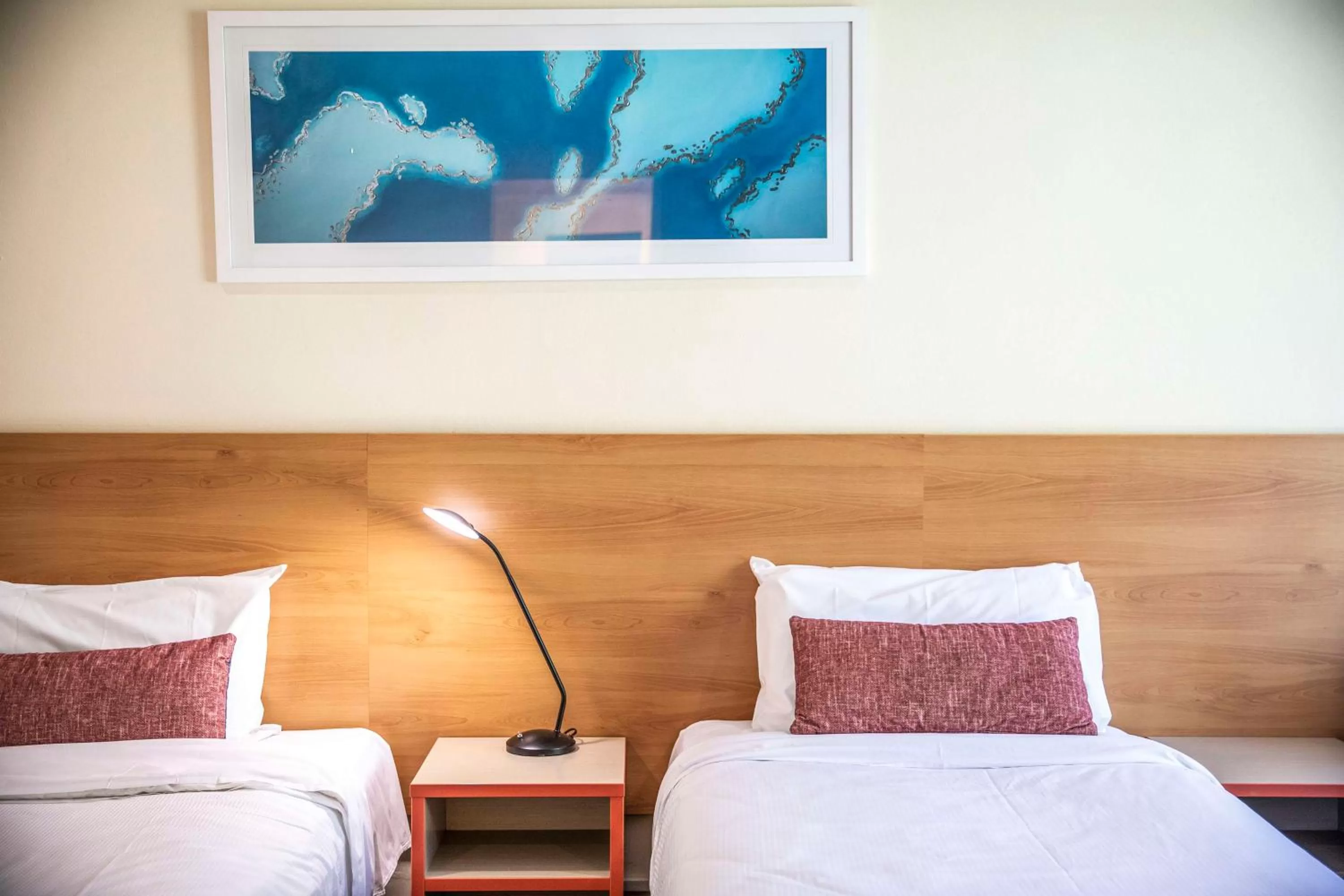 Bedroom, Bed in Nightcap at High Flyer Hotel