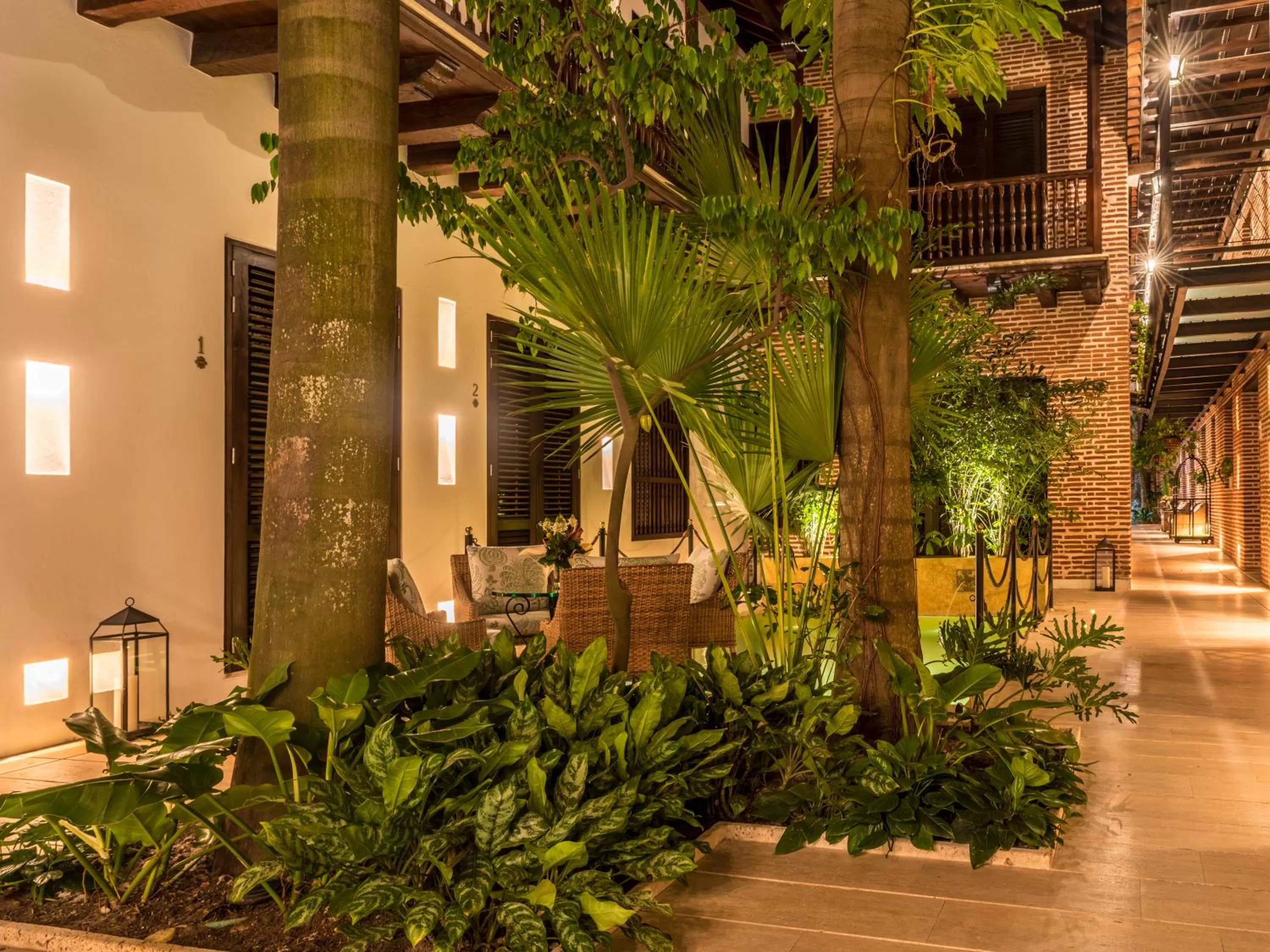 Patio in Hotel Capellán de Getsemaní