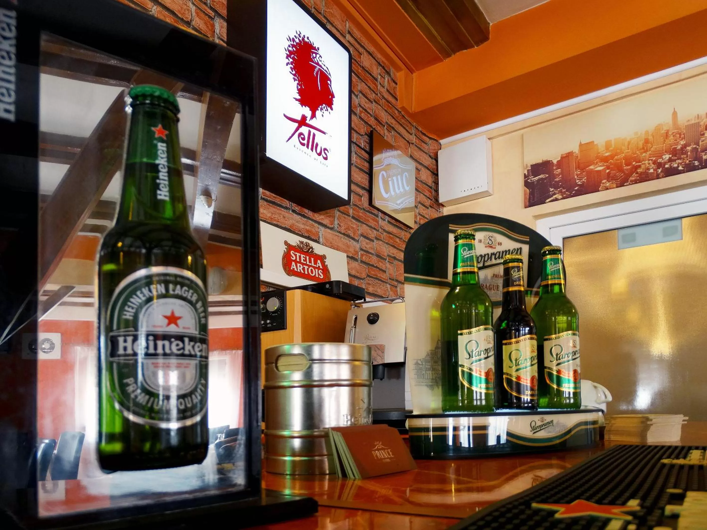 Decorative detail, Drinks in Prince Hotel