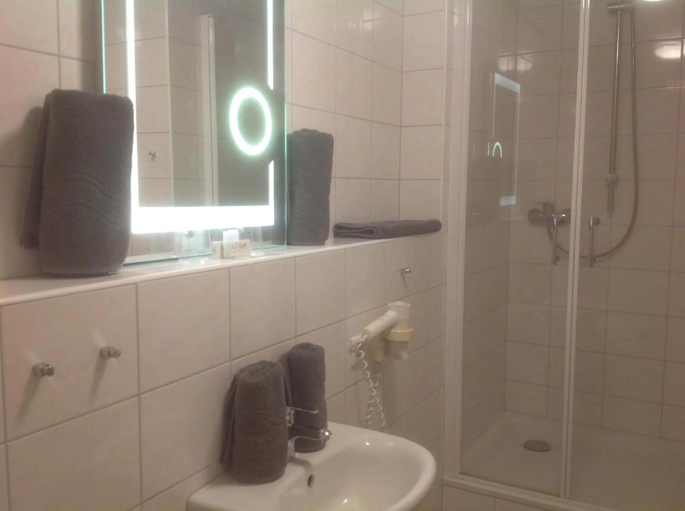 Shower in Hotel Restaurant Fritz