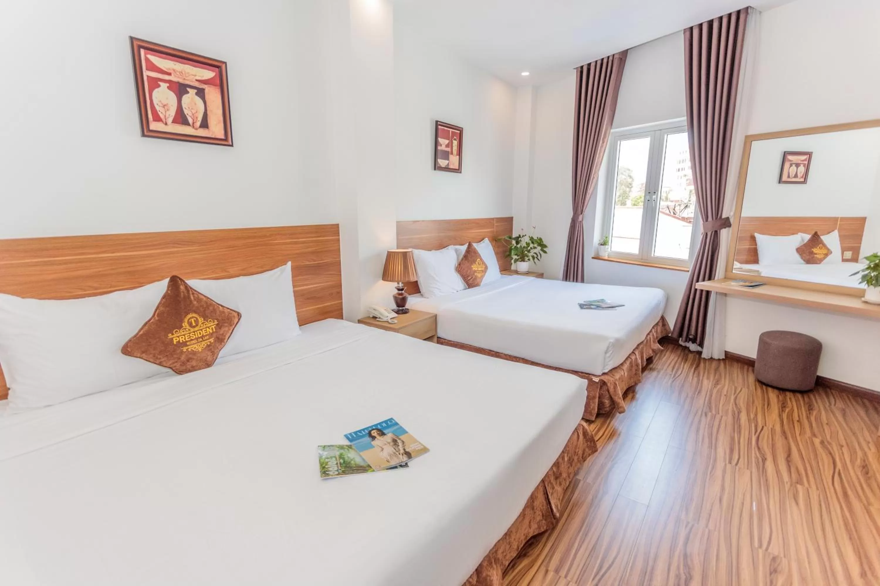 Bed in President Hotel