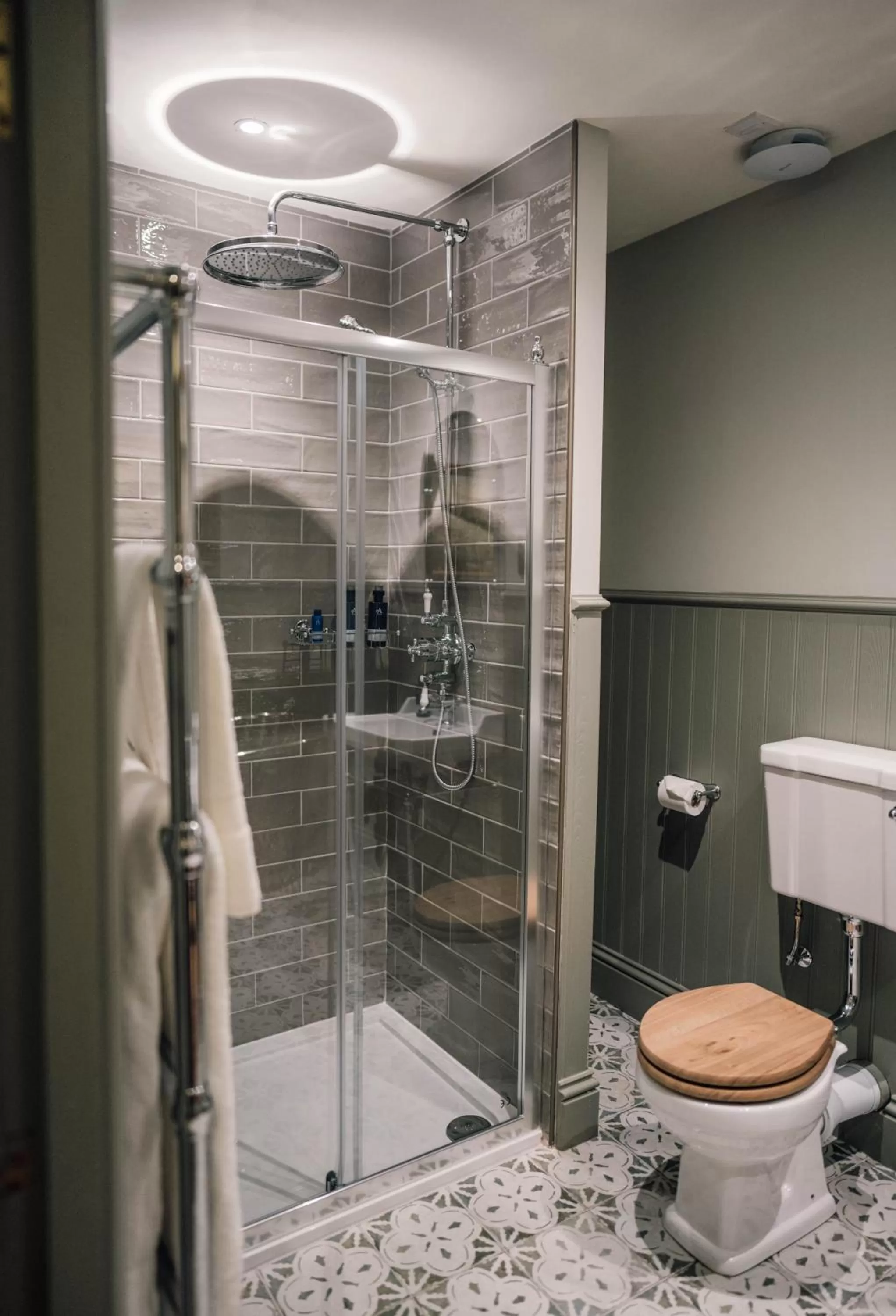 Shower in Forss House