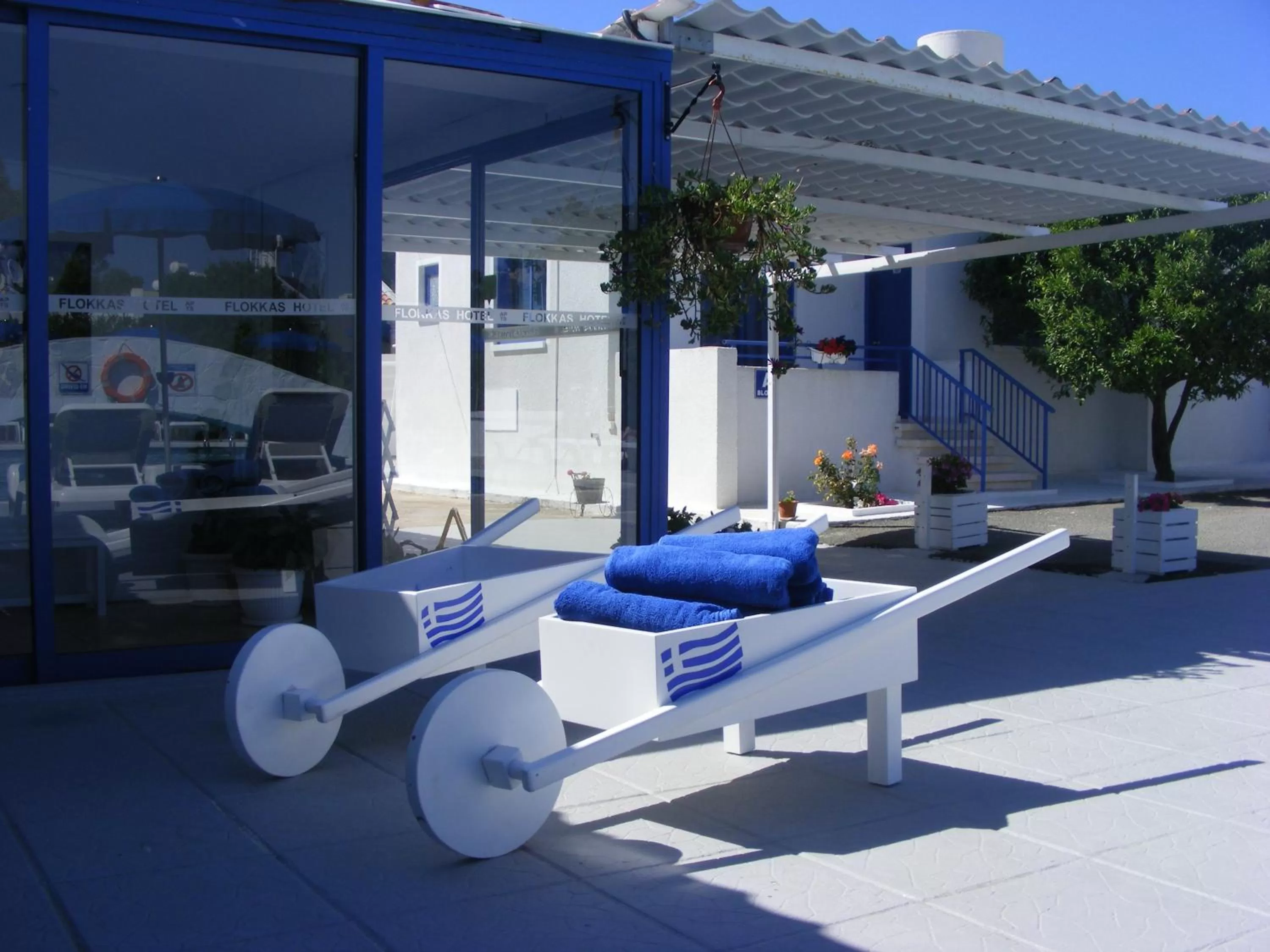 Decorative detail in Flokkas Hotel Apartments