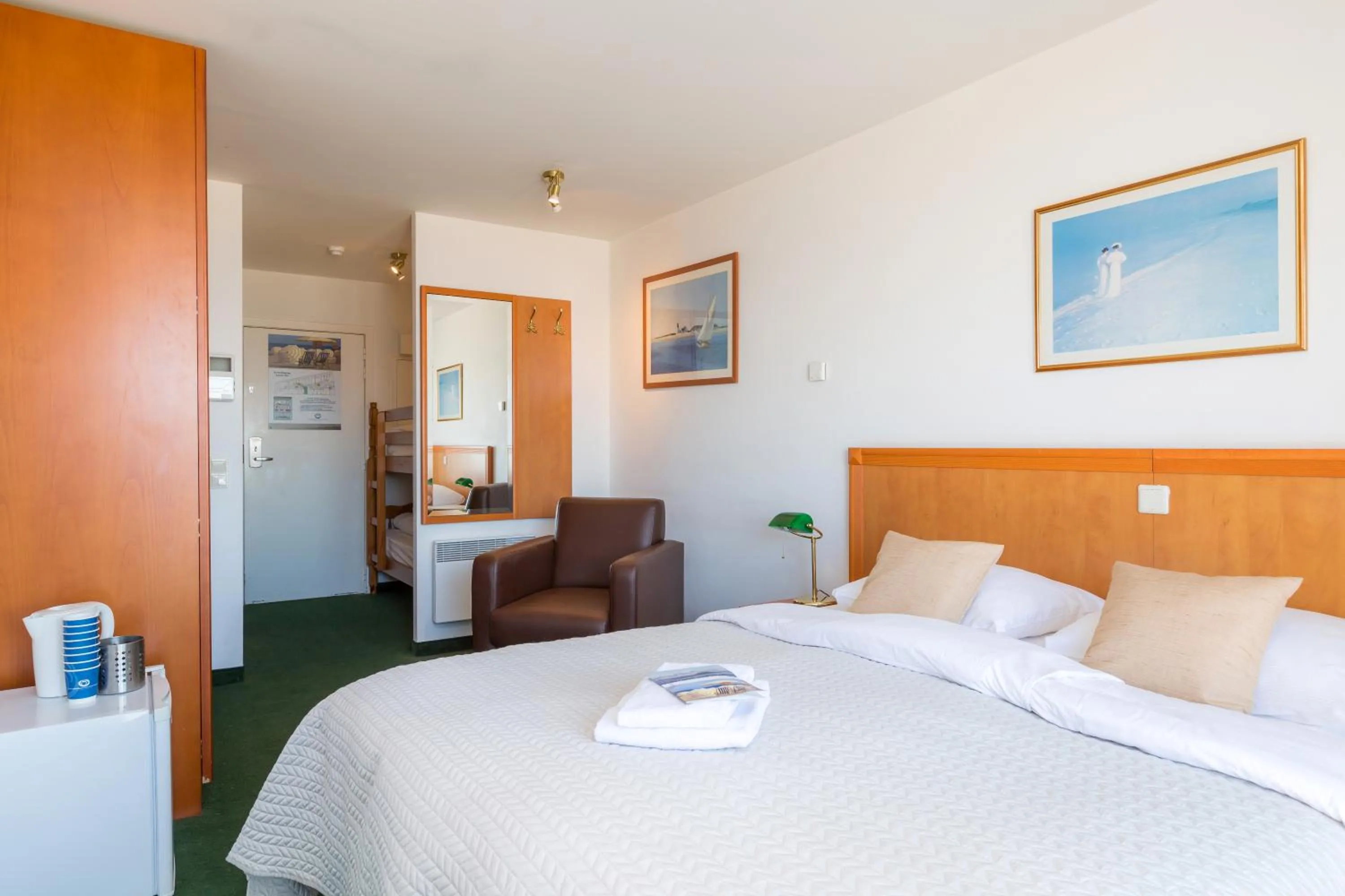 Decorative detail, Bed in Aparthotel Blankenberge