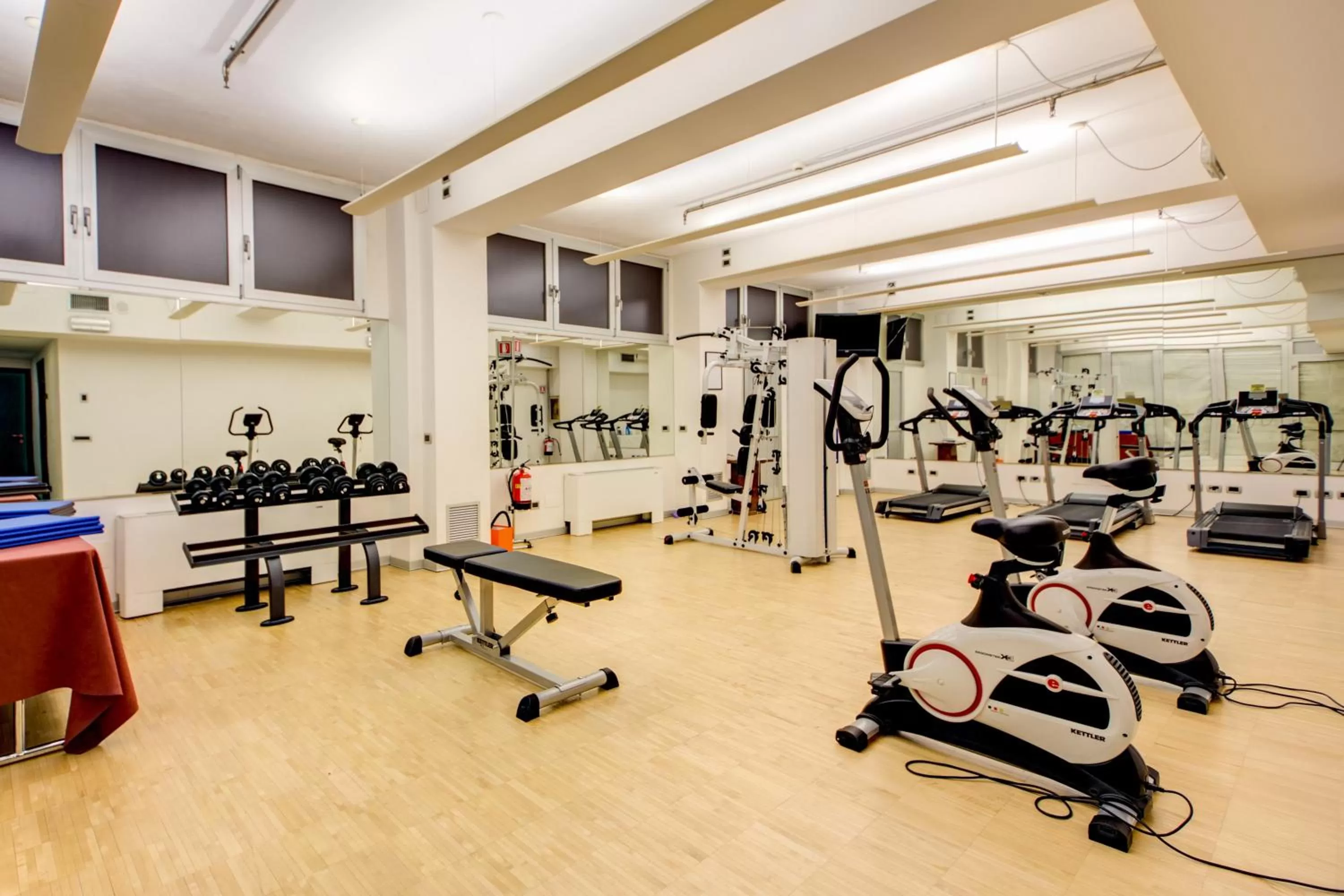 Fitness centre/facilities in Hotel Galileo