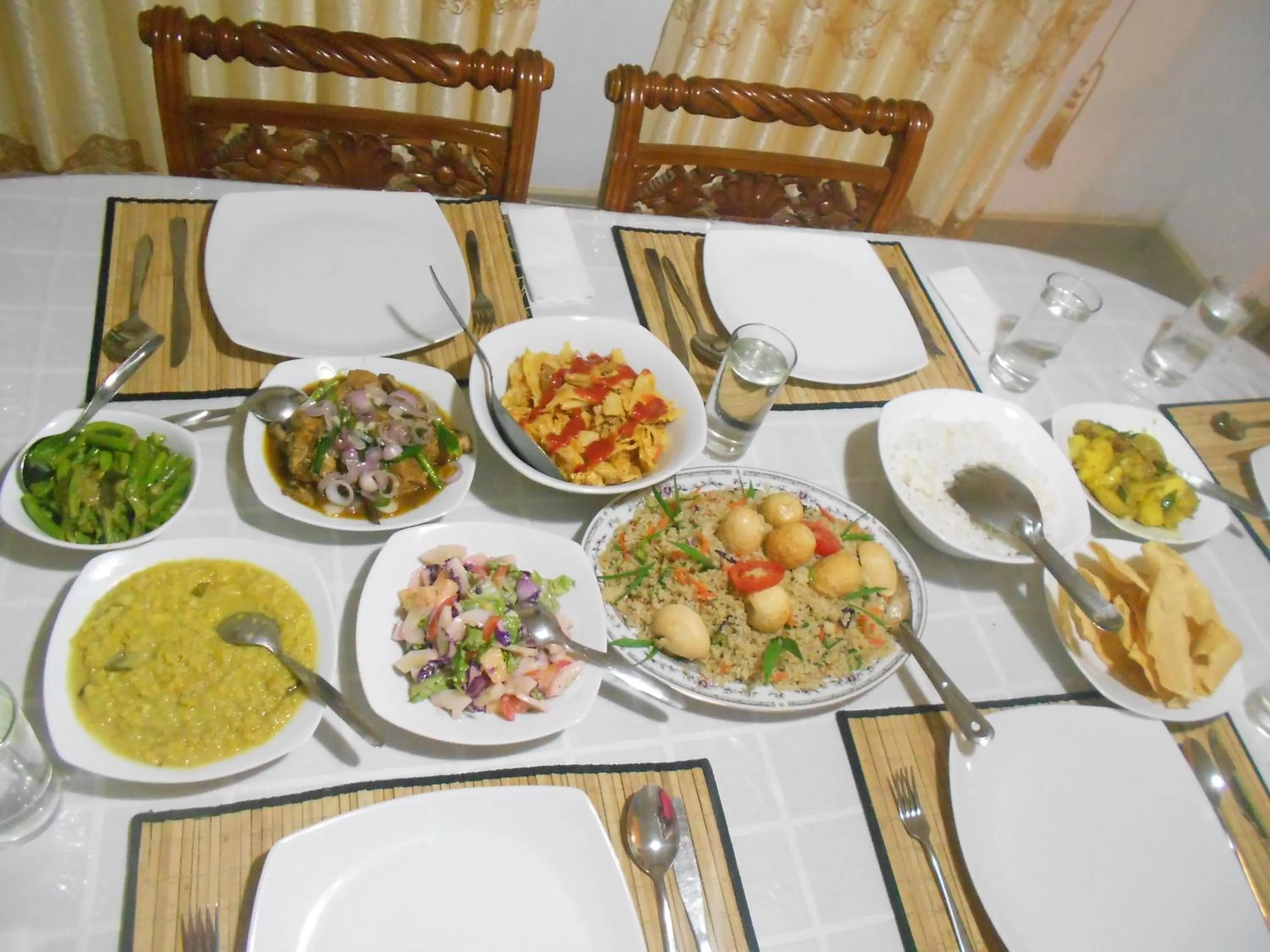 Food close-up in Resort Beam