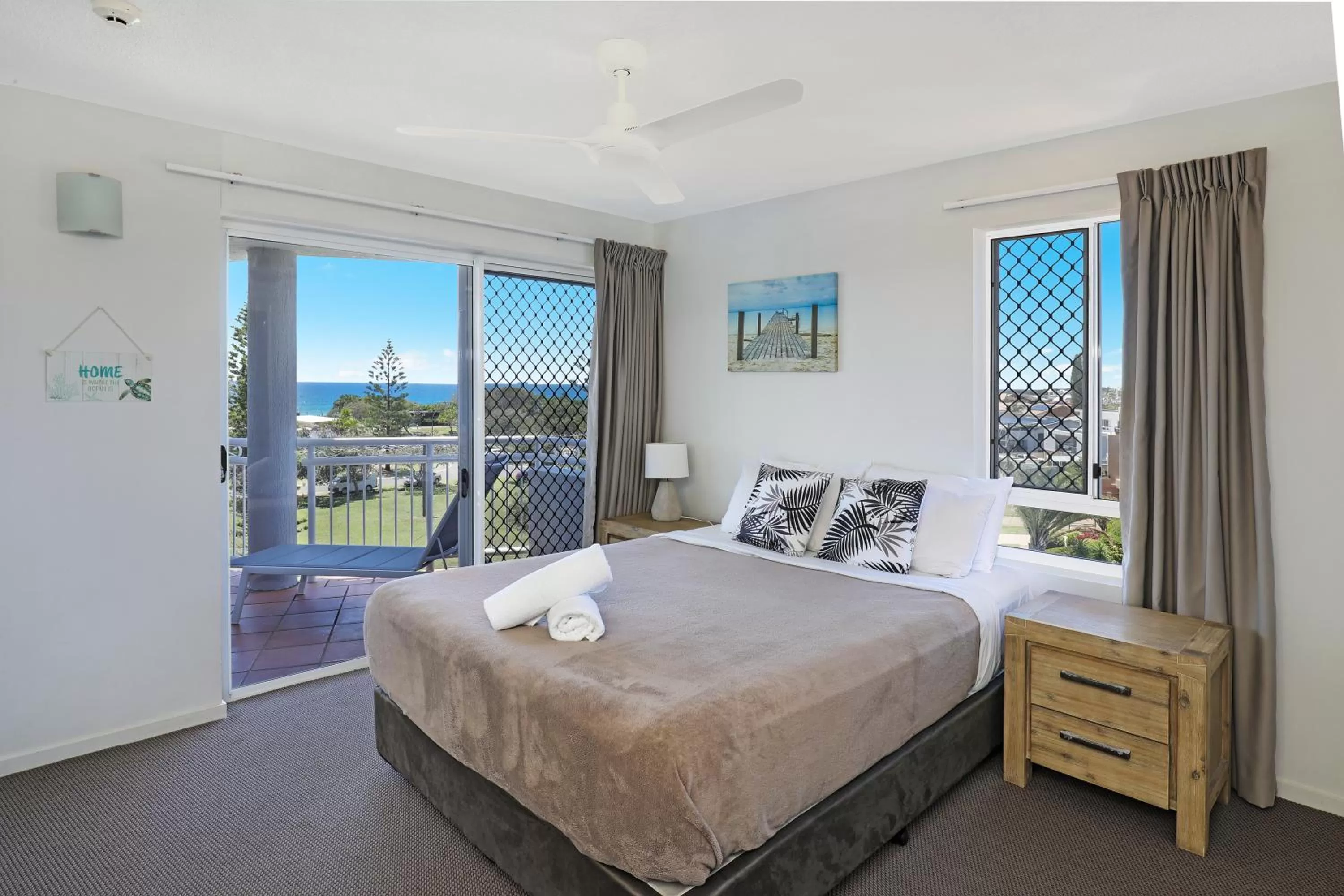 Bed in Beachside Resort Kawana Waters