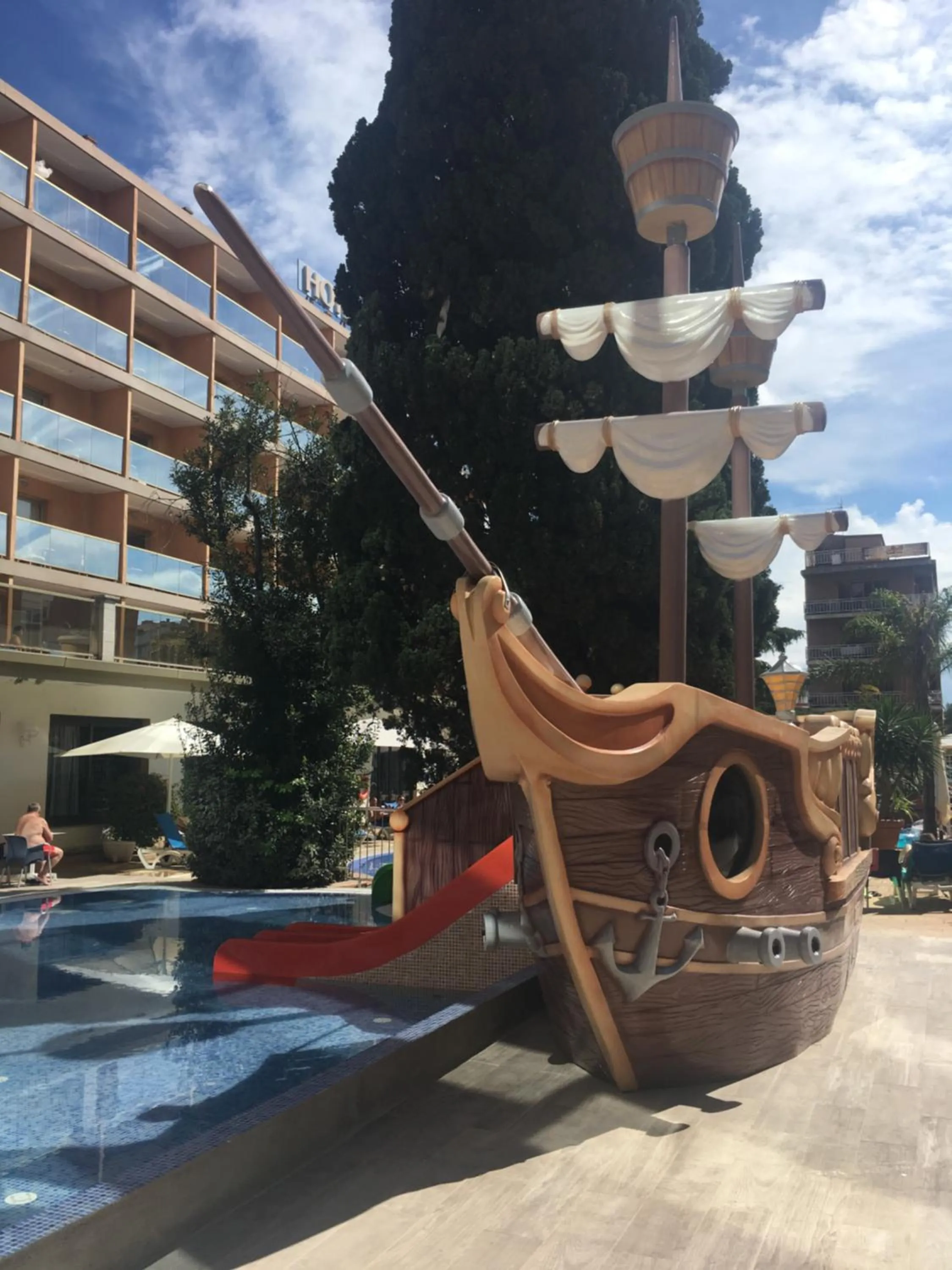 Aqua park in Hotel Bon Repos