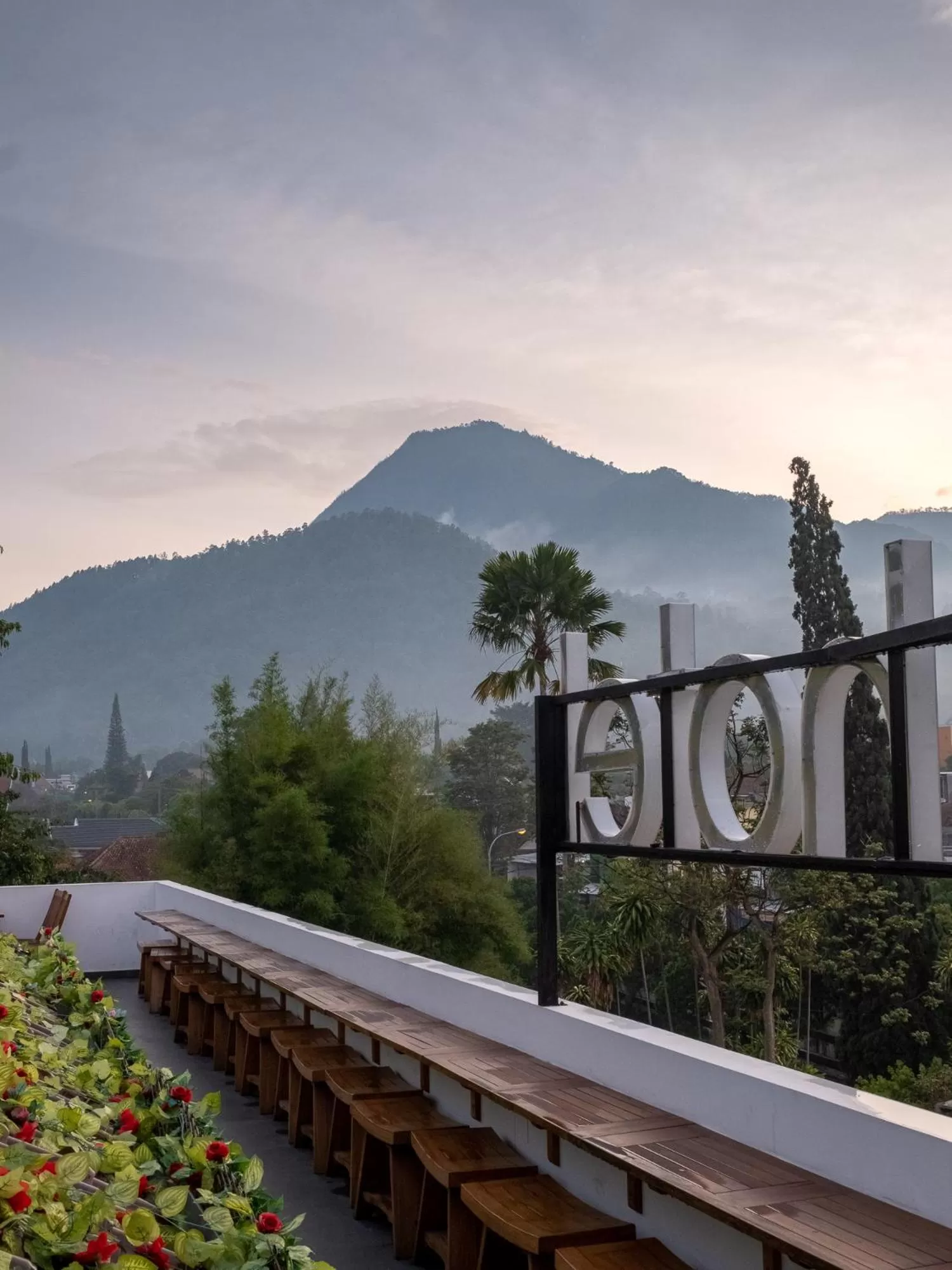 Mountain view in Three Eight Front One Boutique Batu Malang