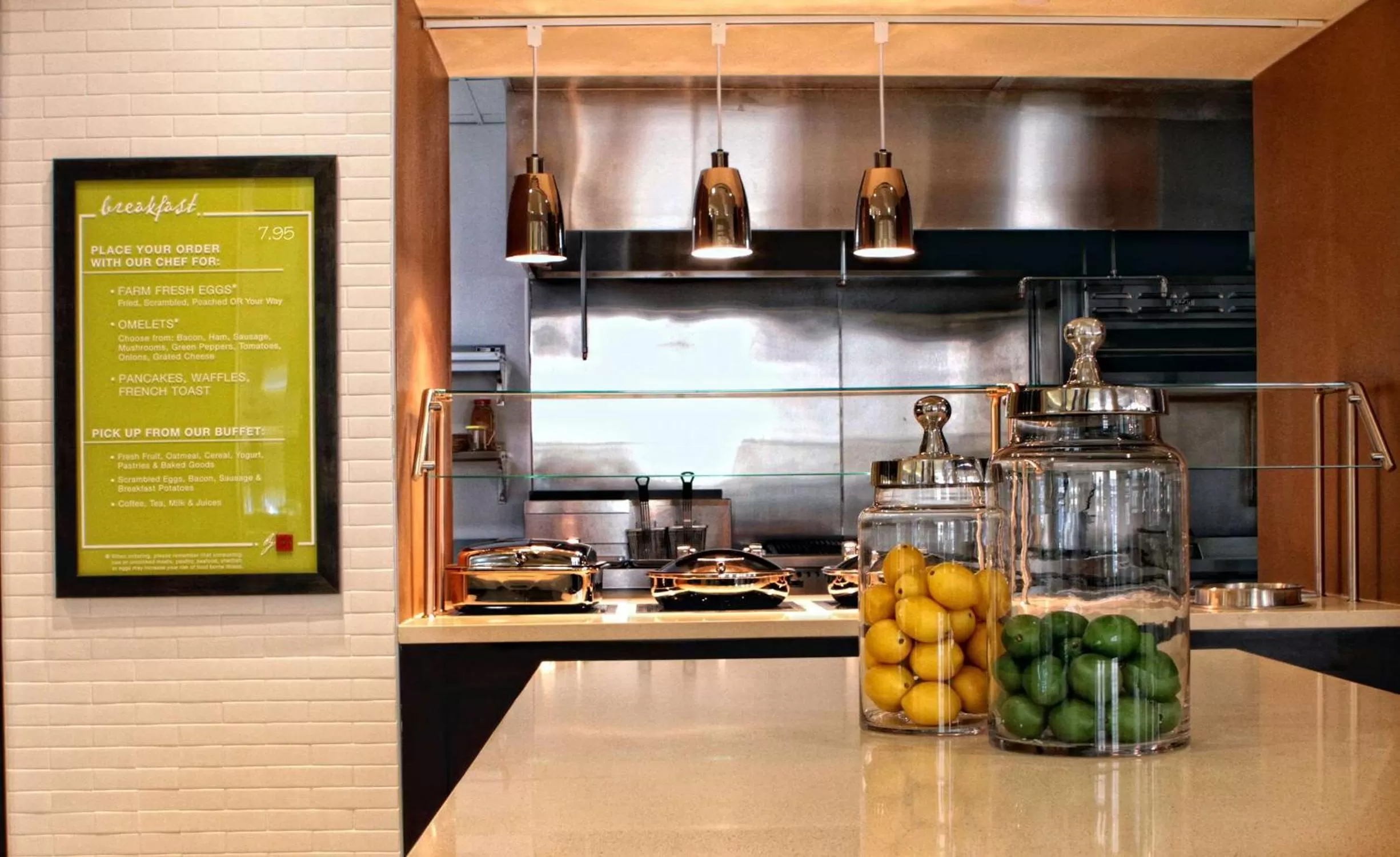 Breakfast in Hilton Garden Inn Victoria