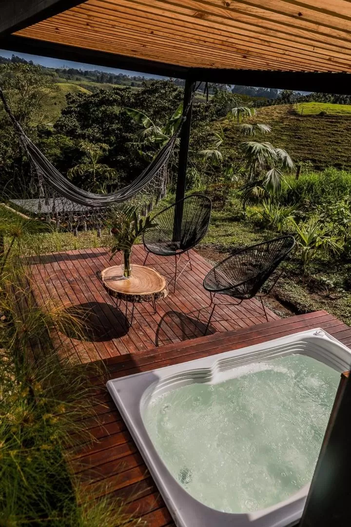 Living room in Ecohotel Monte Tierra Habitaciones y Glamping