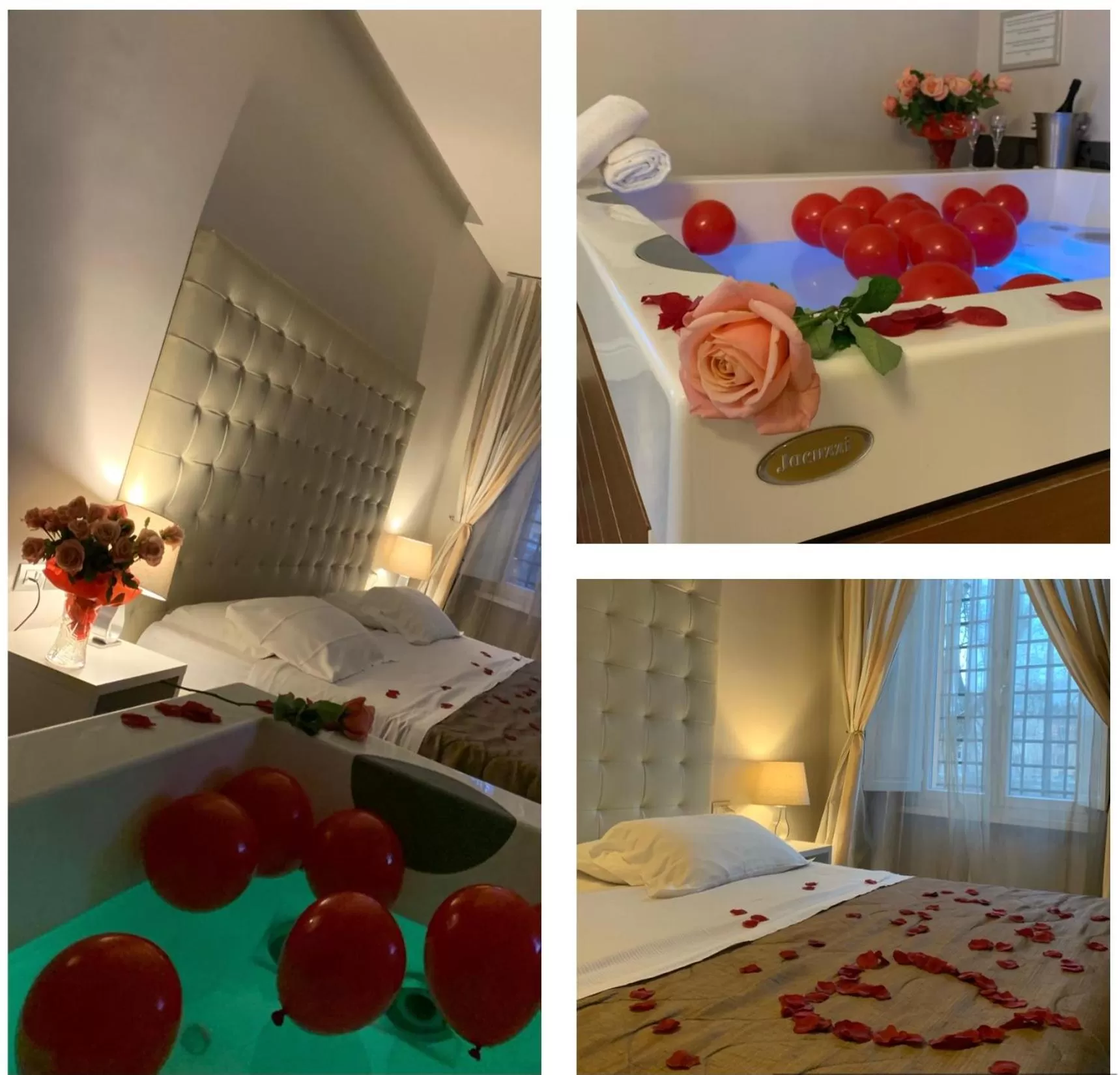 Bed in Rome River Inn