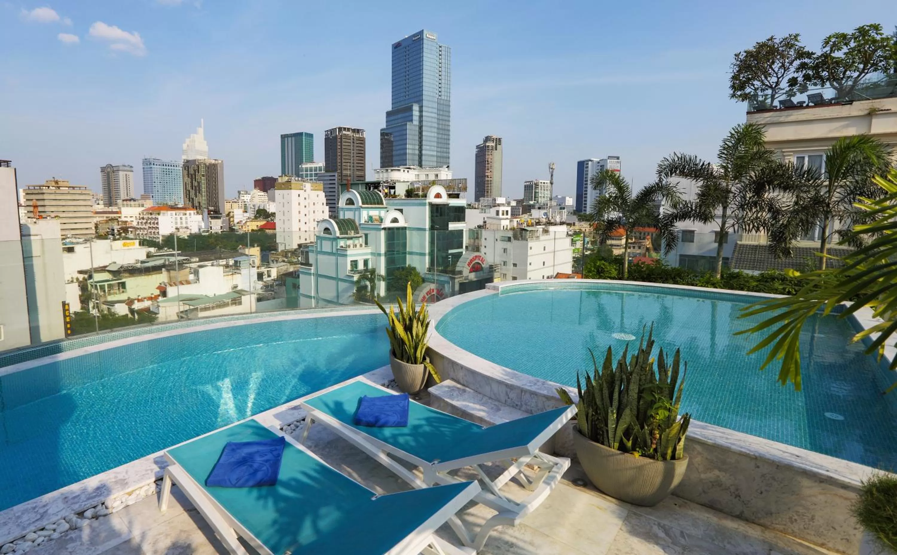 Swimming Pool in A&EM Saigon Hotel