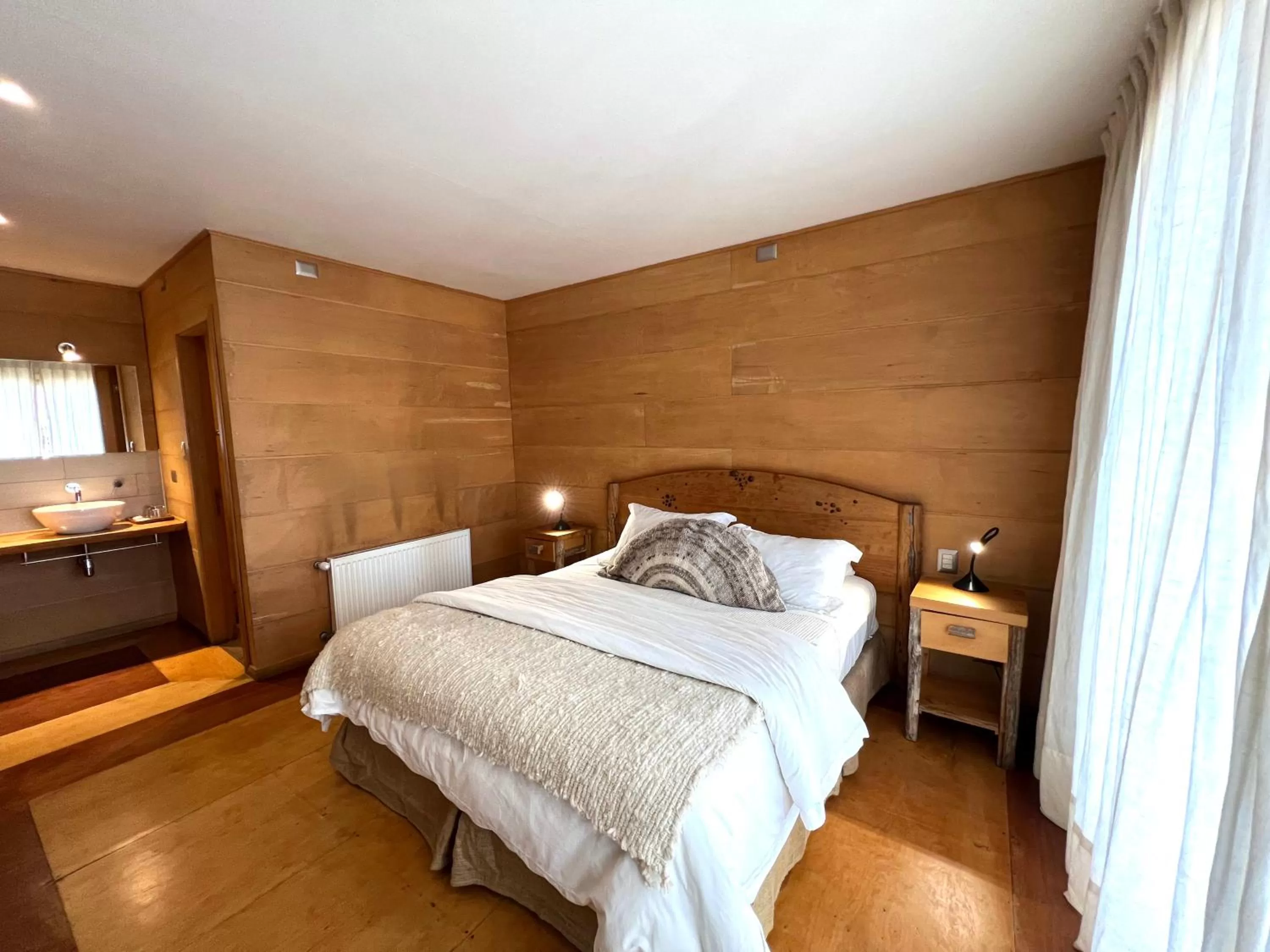 Bed in Palafito 1326 Hotel Boutique Chiloé