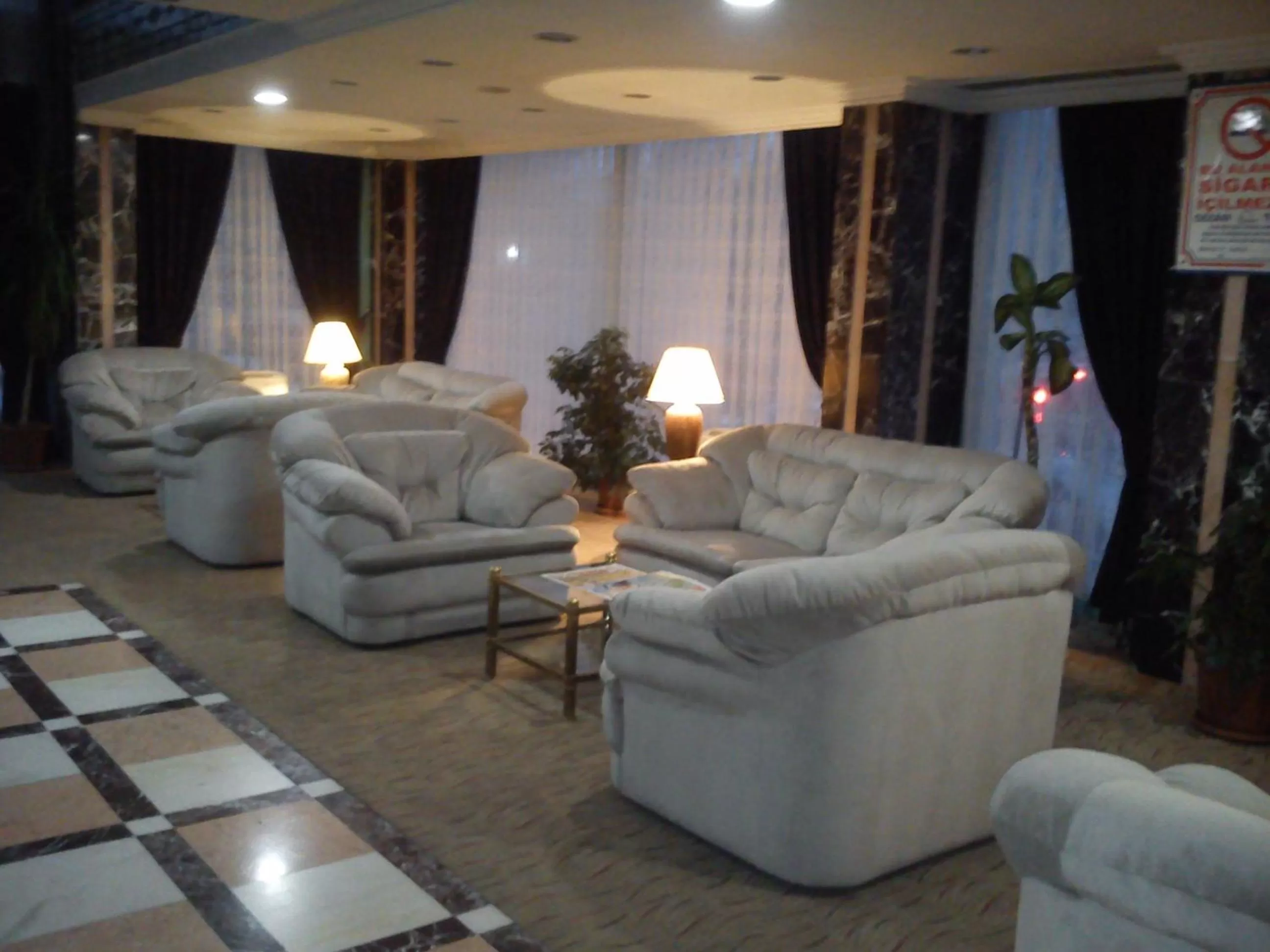 Communal lounge/ TV room in Miroglu Hotel