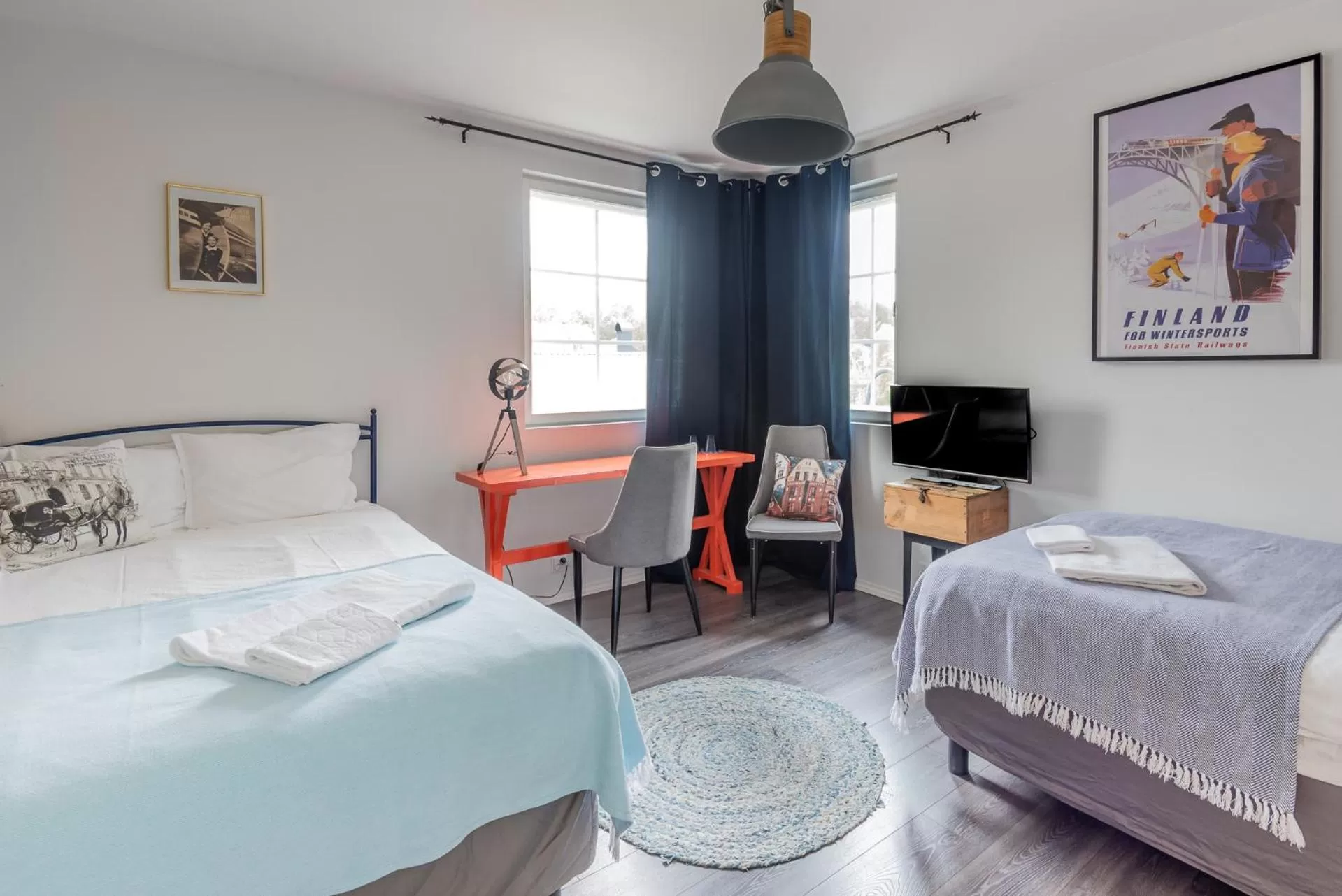 Photo of the whole room, Bed in Villa Jokivarsi Bed & Breakfast