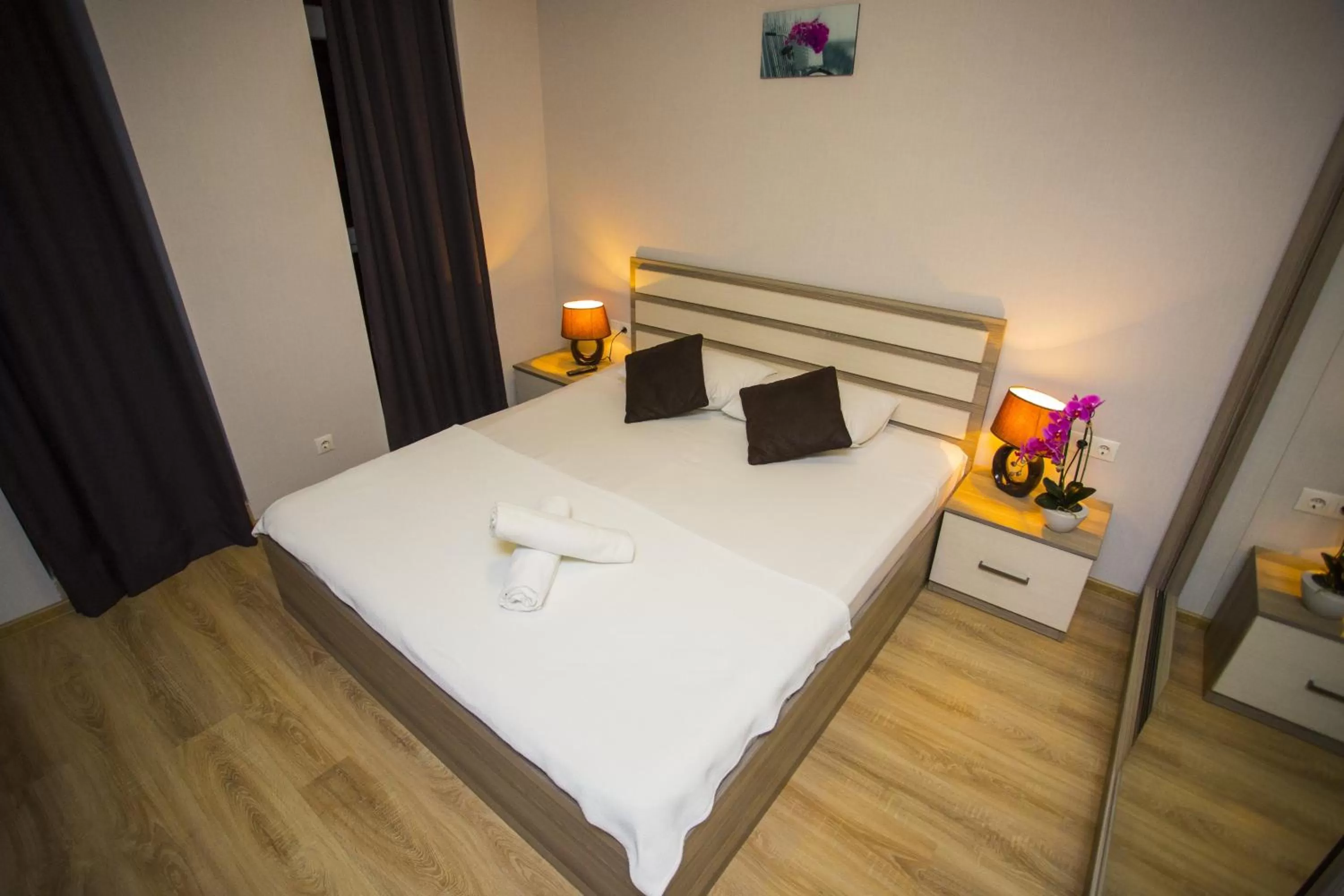 Bedroom, Bed in Blue Star Batumi